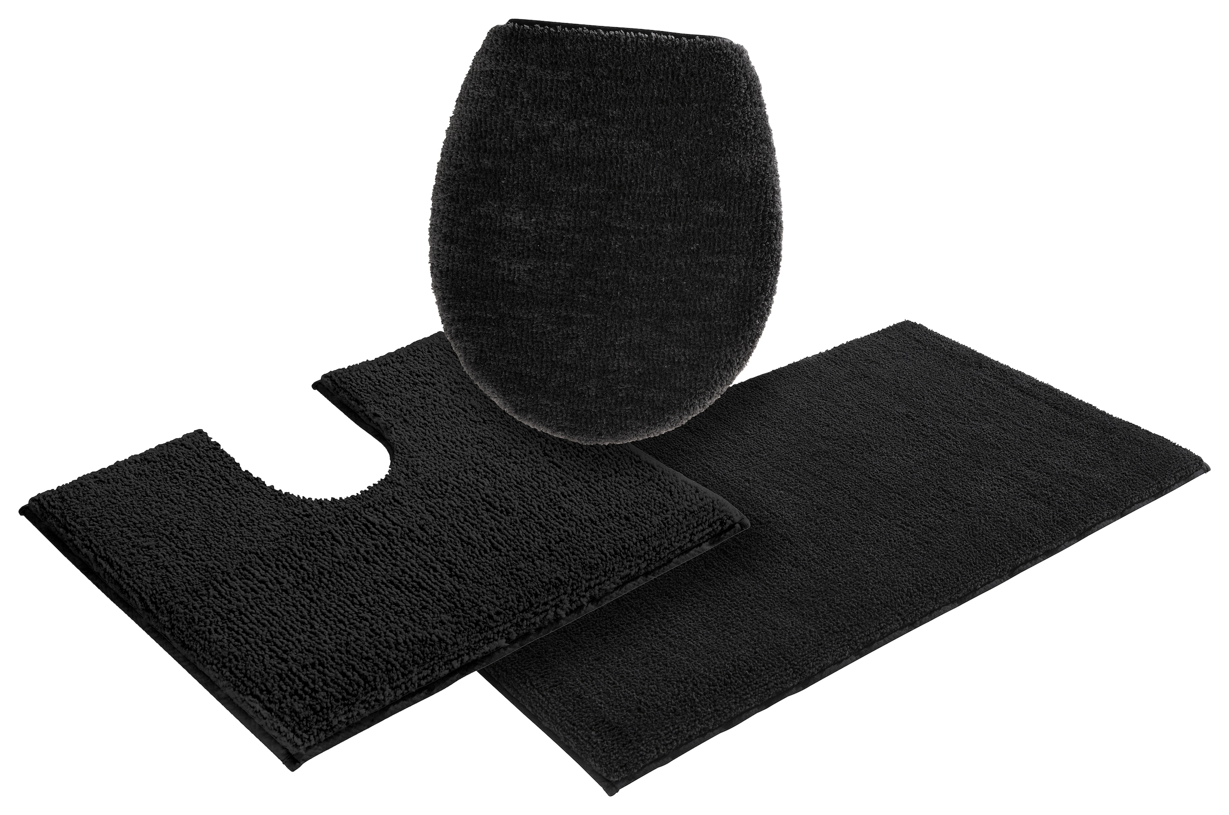 OTTO home Badematte "Vanessa, Badvorleger, Badezimmer Teppich" Höhe 10 mm r günstig online kaufen