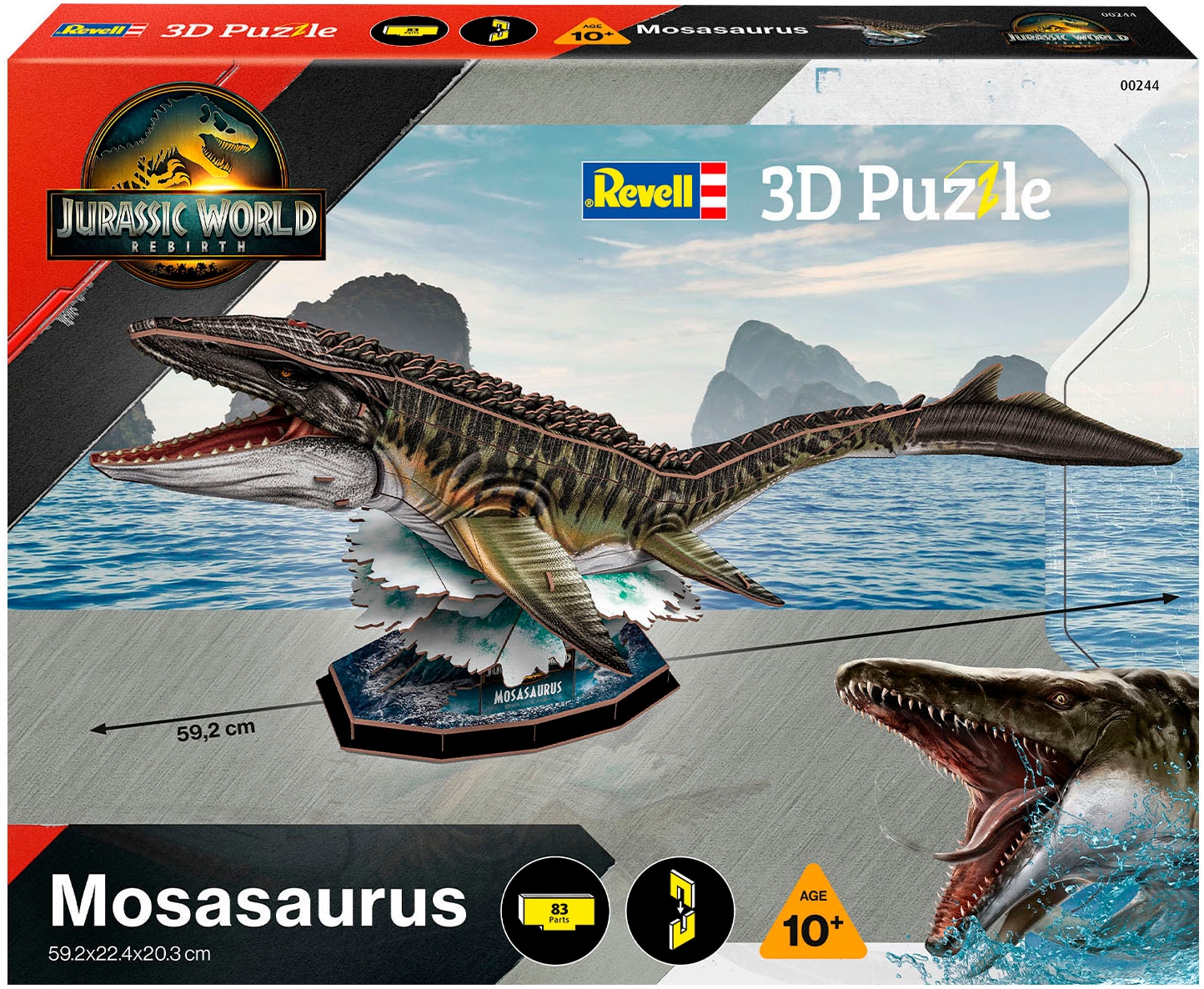 Revell® 3D-Puzzle »Jurassic World Rebirth Dinosaurier Mosasaurus«