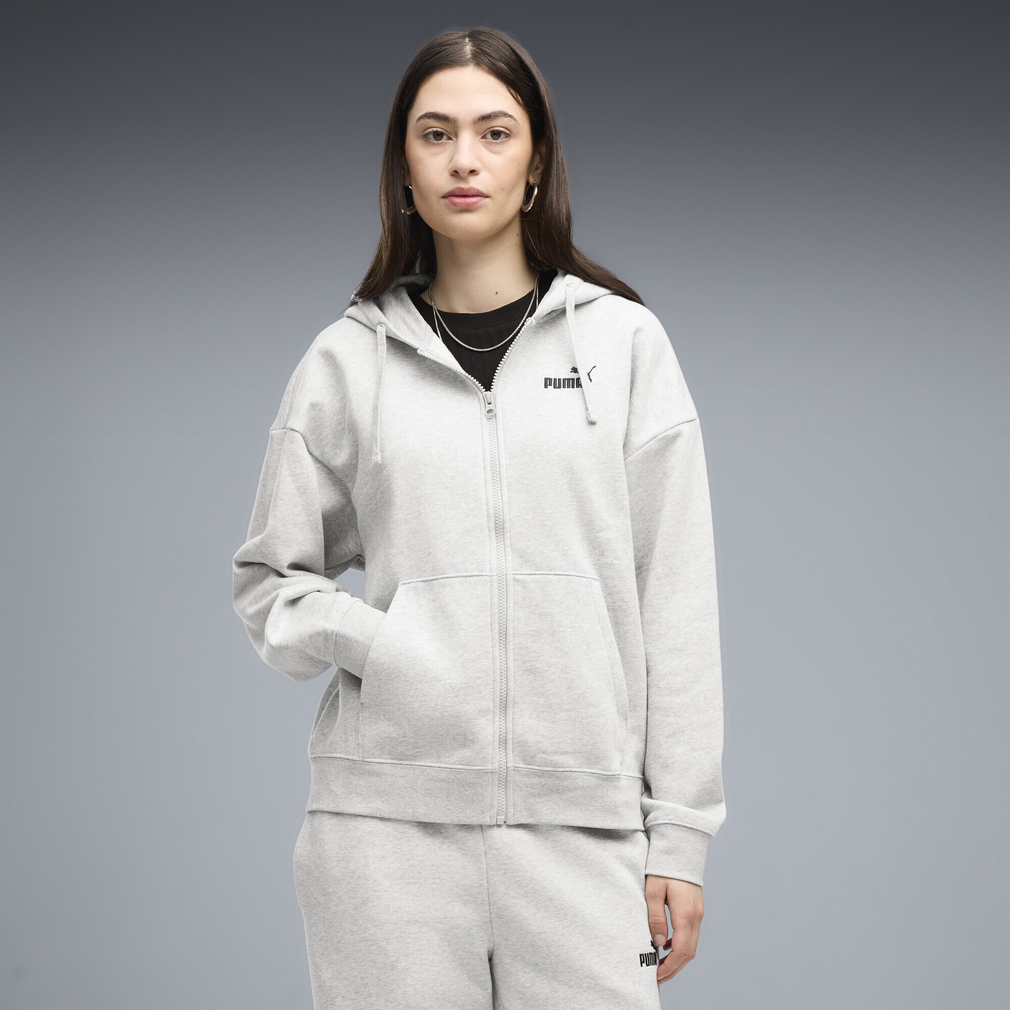 PUMA Sweatjacke »ESS Small No. 1 Logo Comfort Hoodie mit durchgehendem«