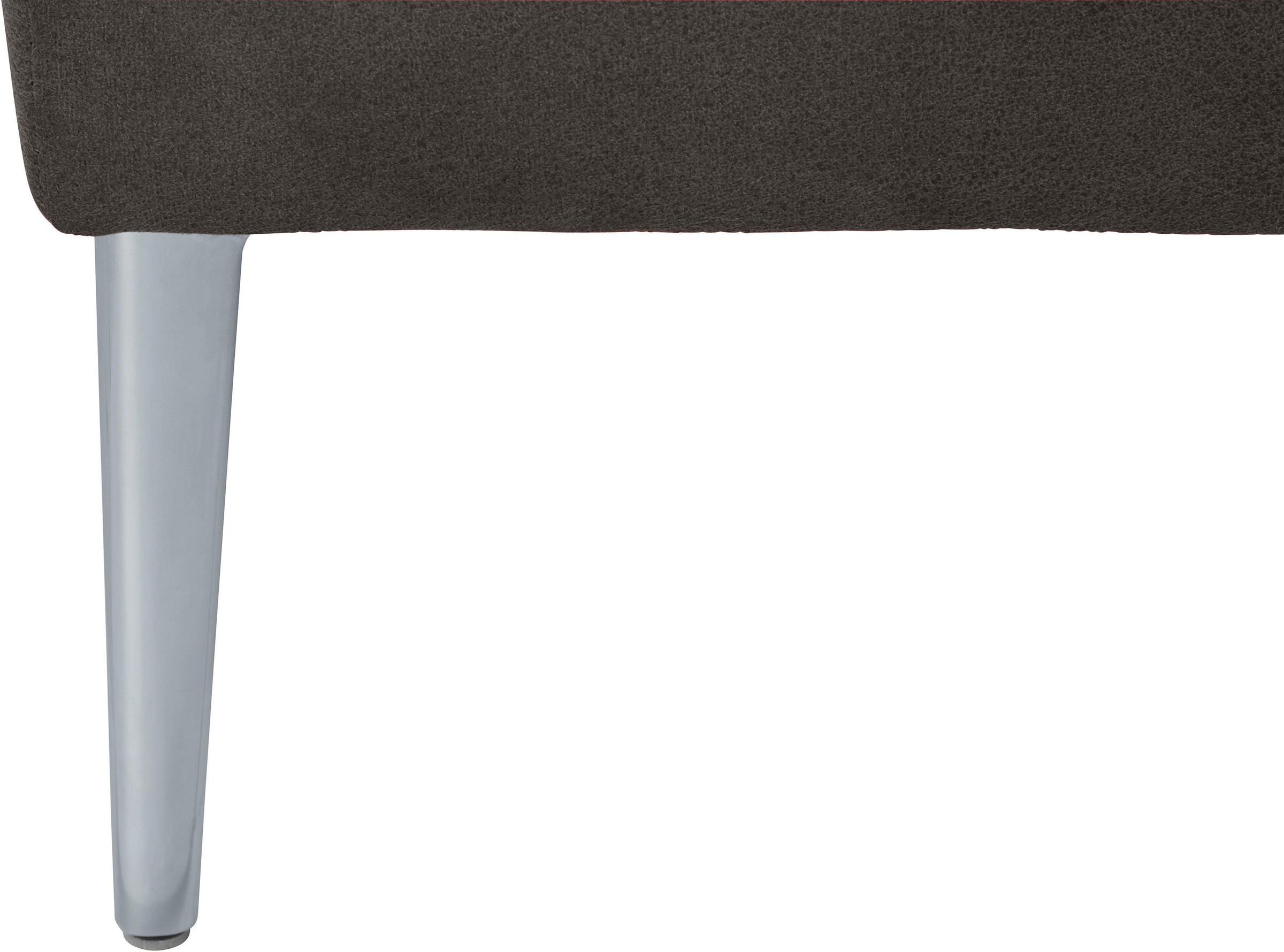 W.SCHILLIG Ecksofa »enjoy&MORE, Designsofa, elegant und bequem, L-Form«, mit Sitztiefenverstellung, Füße silber matt, Breite 310 cm