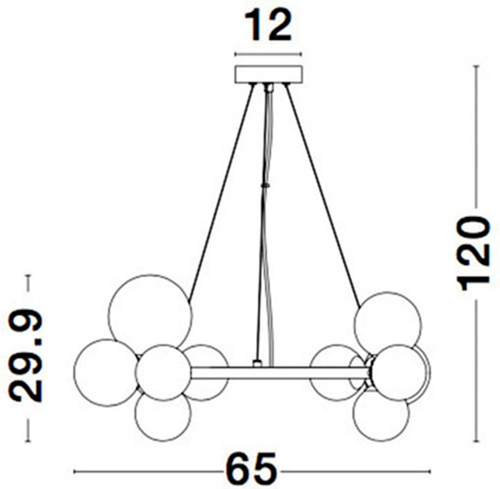 Nova Luce Hängeleuchten »ODILLIA« G9 1 Stk. Ohne Leuchtmittel