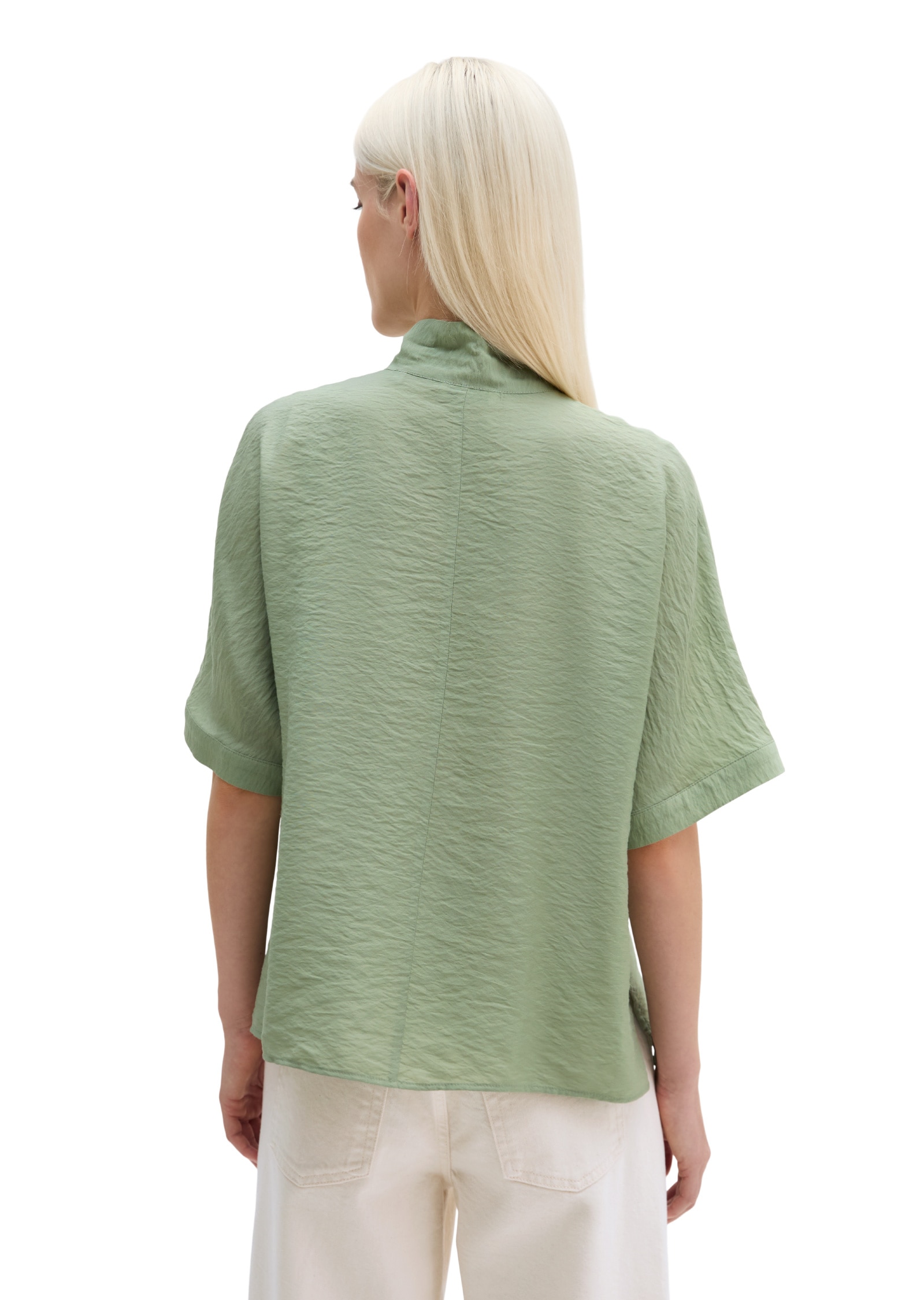 Marc O'Polo Kurzarmbluse »aus Viskose-Mix«