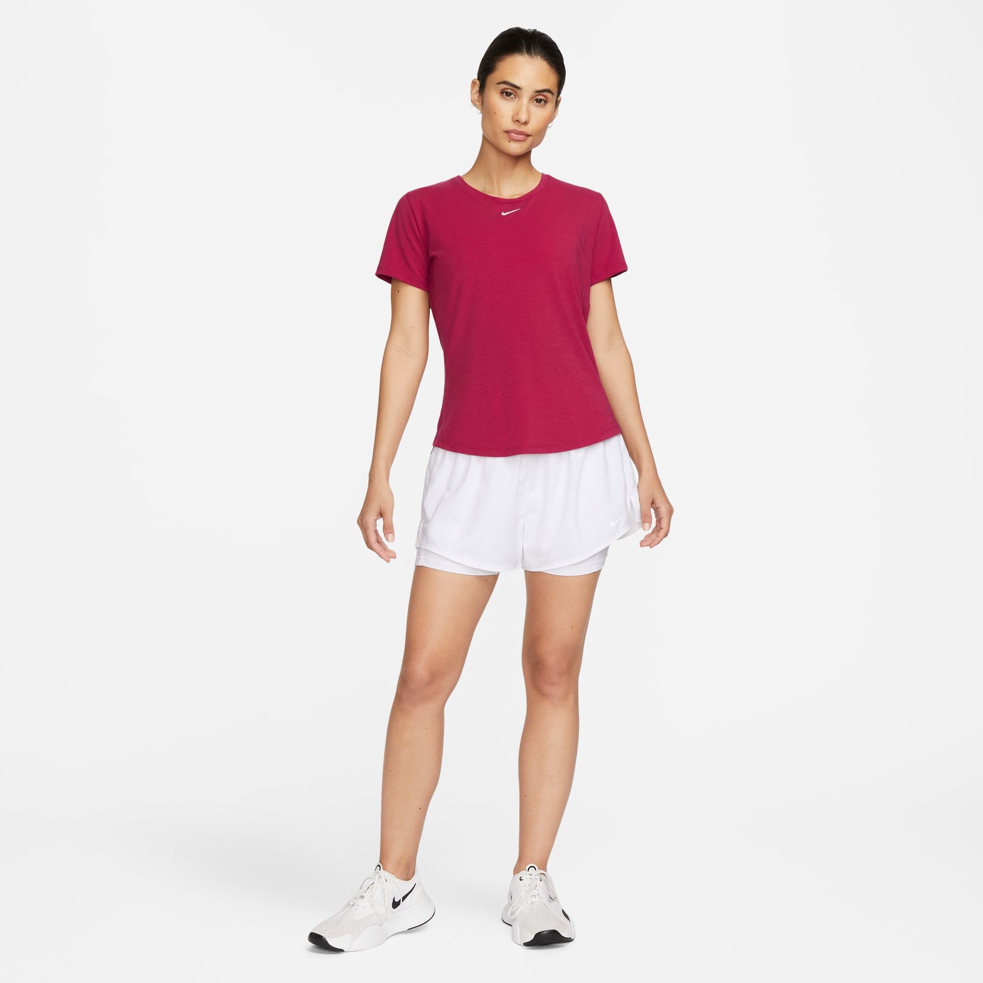 Nike Trainingsshirt »DRI-FIT UV ONE LUXE WOMEN'S STANDARD FIT SHORT-SLEEVE TOP«