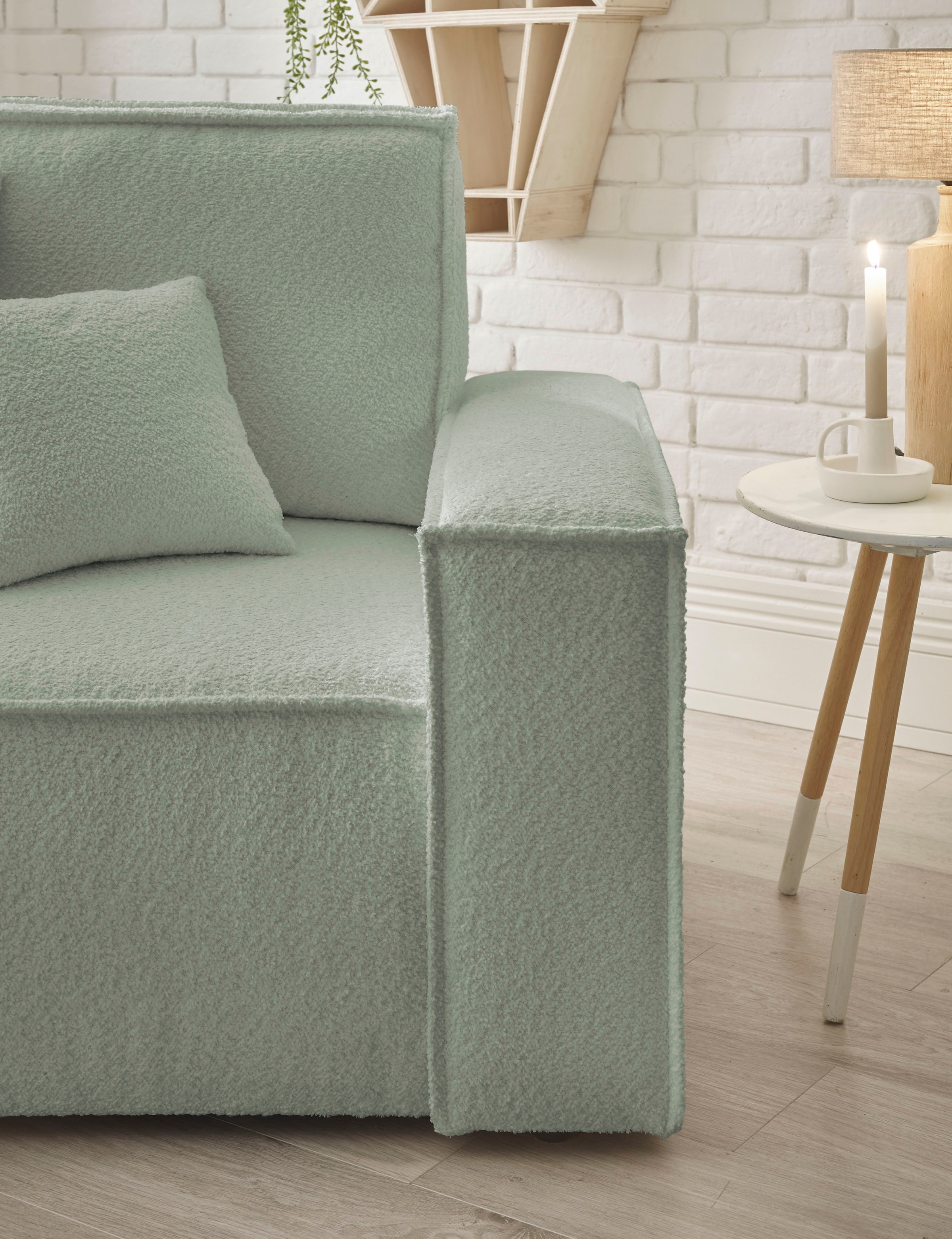 andas Loveseat »Finnley«, (2 St.), Loveseat und Hocker im Set, passend zur Polster-Serie Finnley