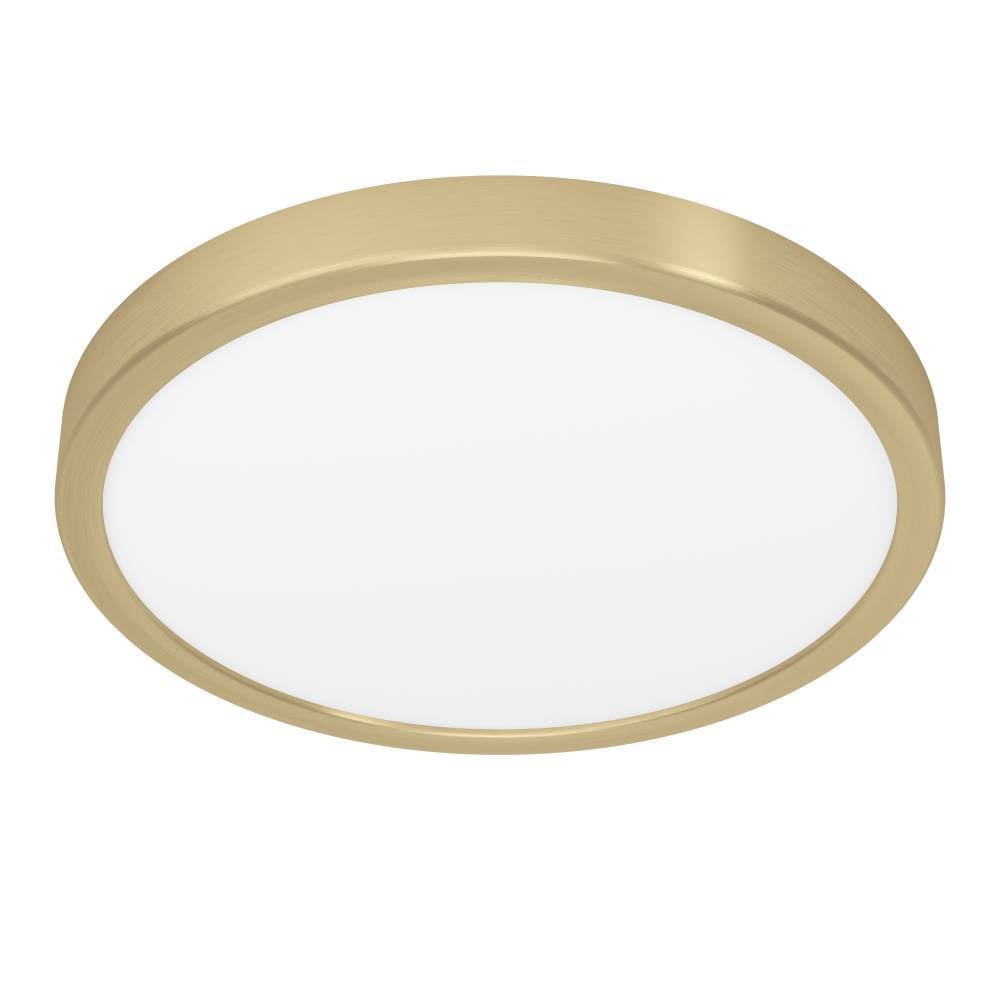 EGLO Deckenleuchte »FUEVA 5 Deckenlampe, messing, geringe Aufbauhöhe, 20 Watt, Rund«, Leuchtmittel LED-Modul | LED fest integriert, Aufbauleuchte, Badezimmer, Bad-Deckenlampe, modern, 28,5x2,8cm