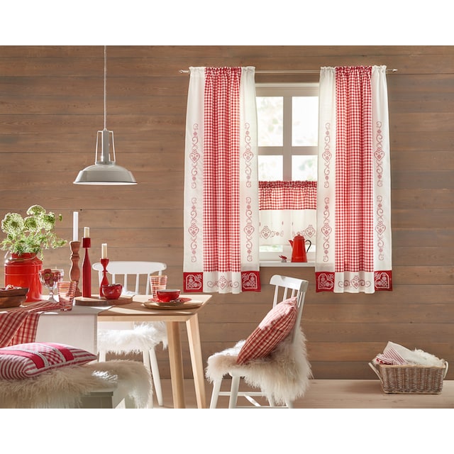 HOSSNER - ART OF HOME DECO Querbehang »Kulm«, (1 St.) | BAUR