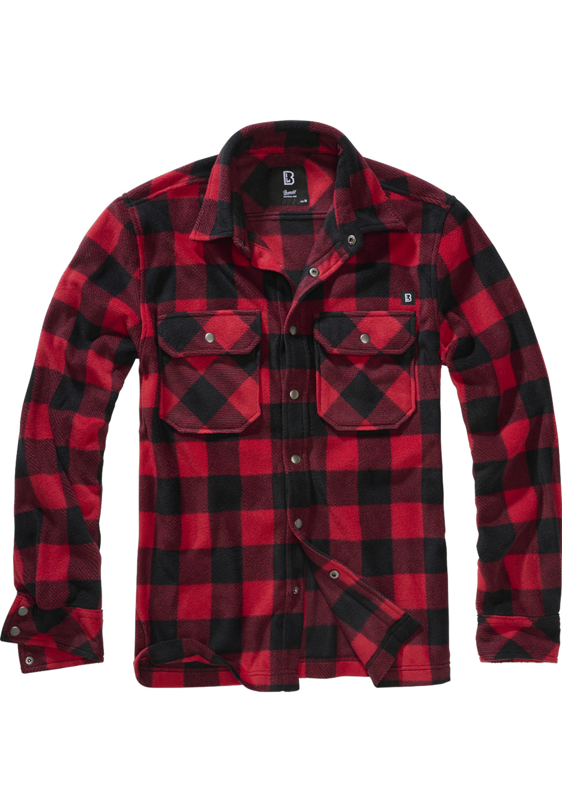Brandit Fleecejacke "Brandit Herren Jeff Fleece Shirt Long Sleeve" 1 Stk. tlg.