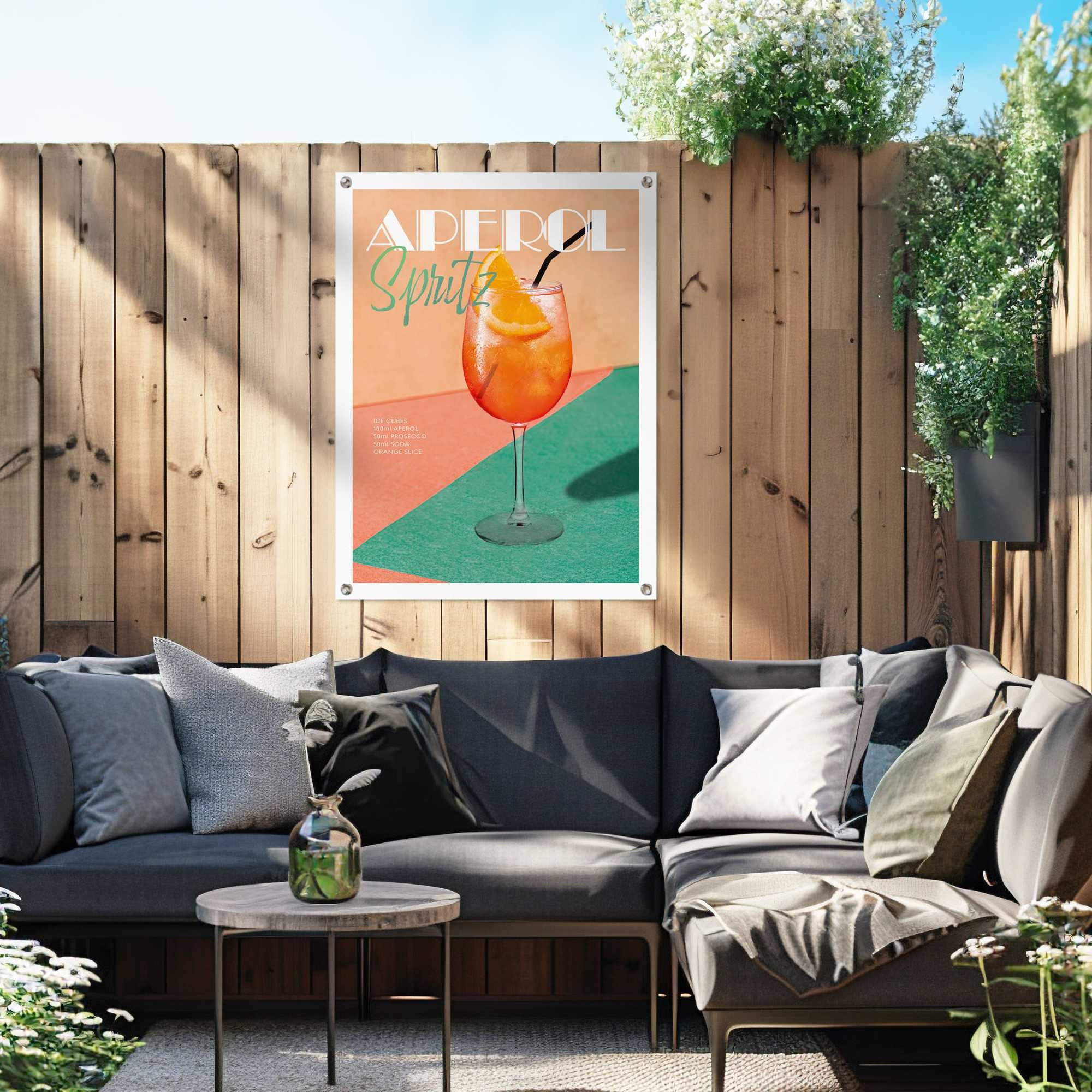 Reinders Poster "Aperol Time", Garten - Orange - Leinwand - Essen und Trink günstig online kaufen