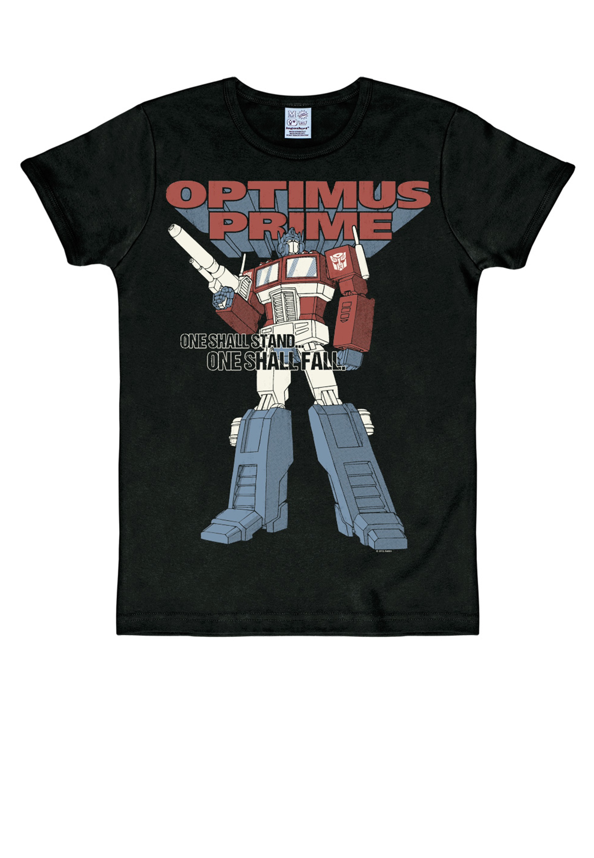 LOGOSHIRT T-Shirt »Transformers Oprimus Prime One Shall Stand« mit Optimus Prime-Print