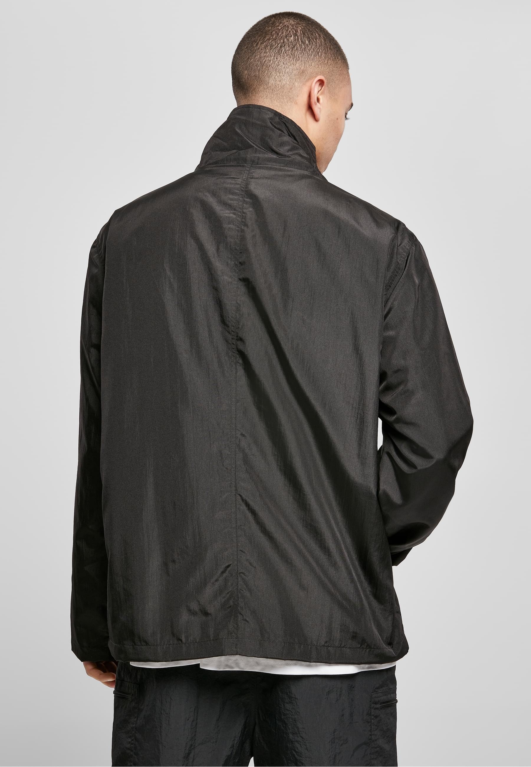 URBAN CLASSICS Allwetterjacke »Urban Classics Herren Double Pocket Nylon Crepe Jacket«, (1 St.), ohne Kapuze