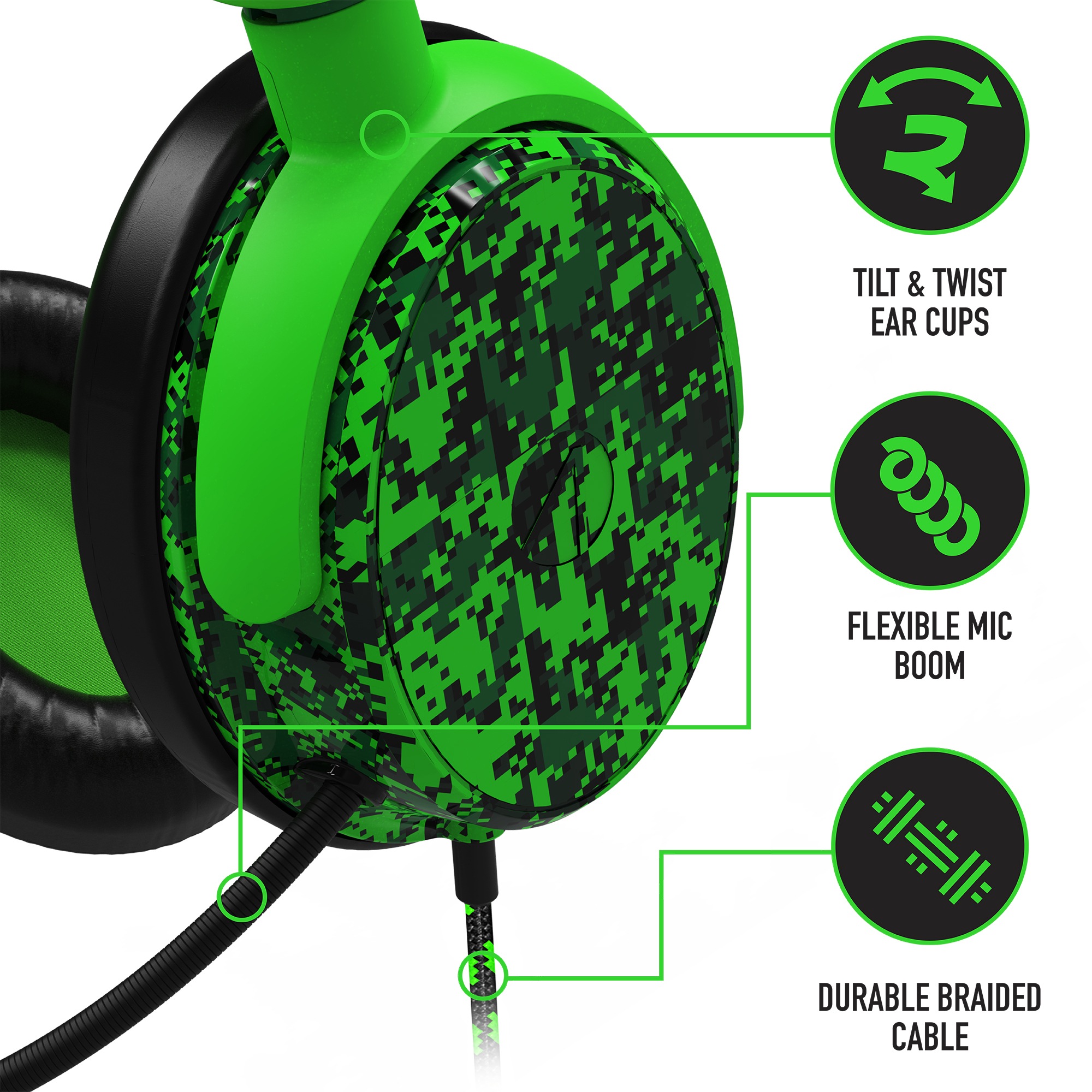 Stealth Gaming-Headset »Multiformat Gaming Headset C6-100 camouflage«
