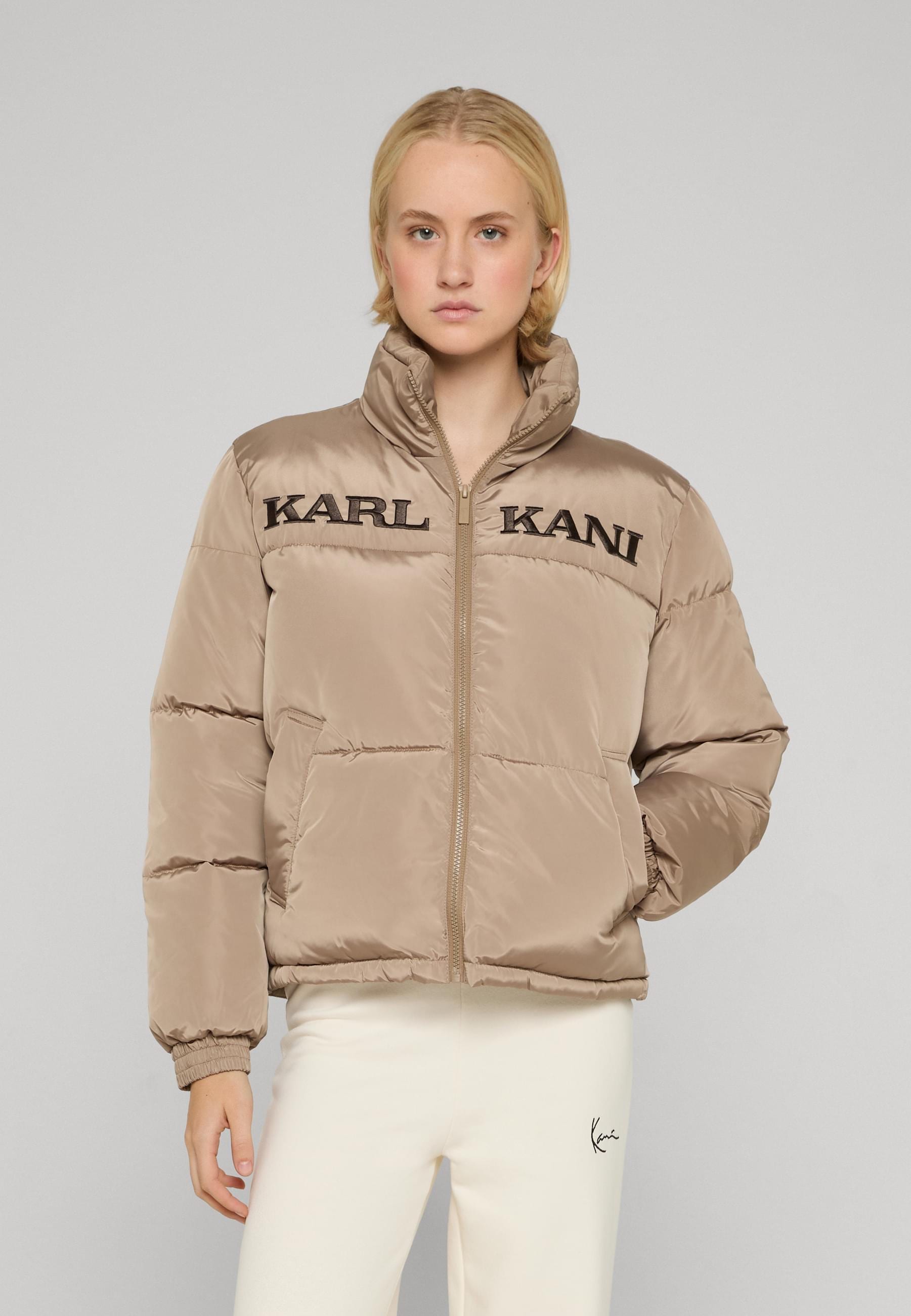 Karl Kani Winterjacke »Karl Kani Retro Essential Puffer Jacket«, (1 St.), ohne Kapuze