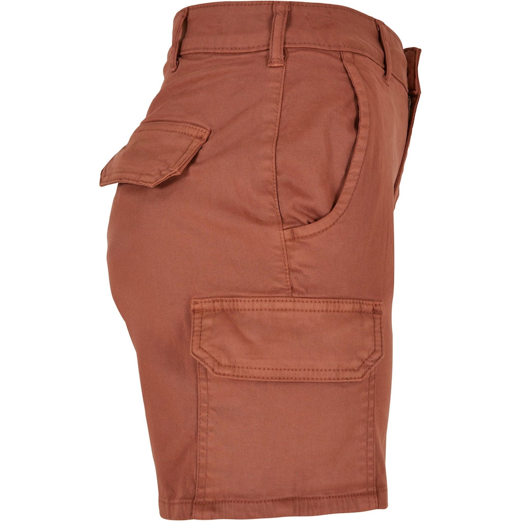 URBAN CLASSICS Cargohose »Urban Classics Damen Ladies High Waist Cargo Shorts«, (1 tlg.)