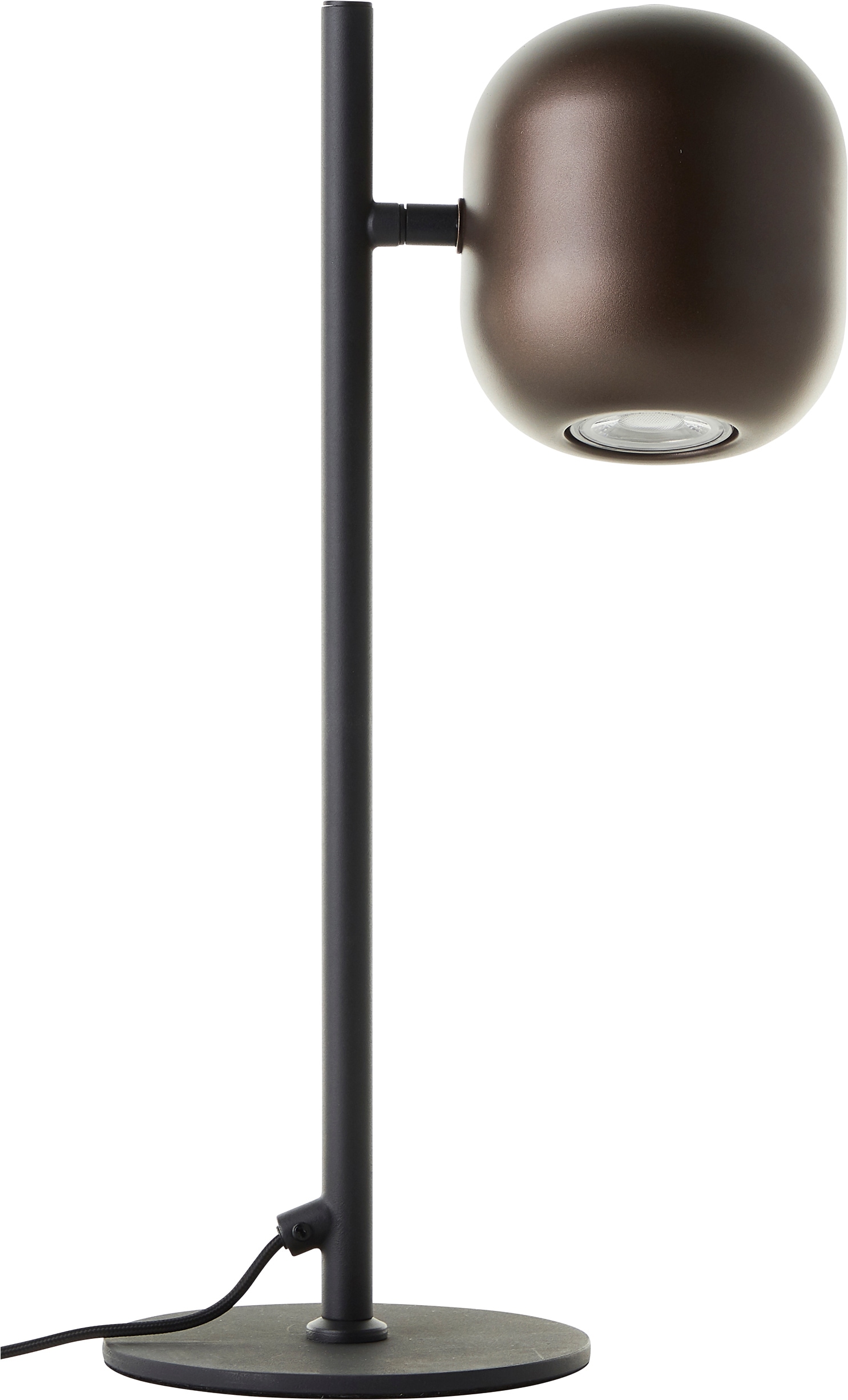 Brilliant Tischleuchte »Jane« GU10 1 Stk. H 42 cm, GU10 Fassung, schwenkbar, Metall, schwarz braun