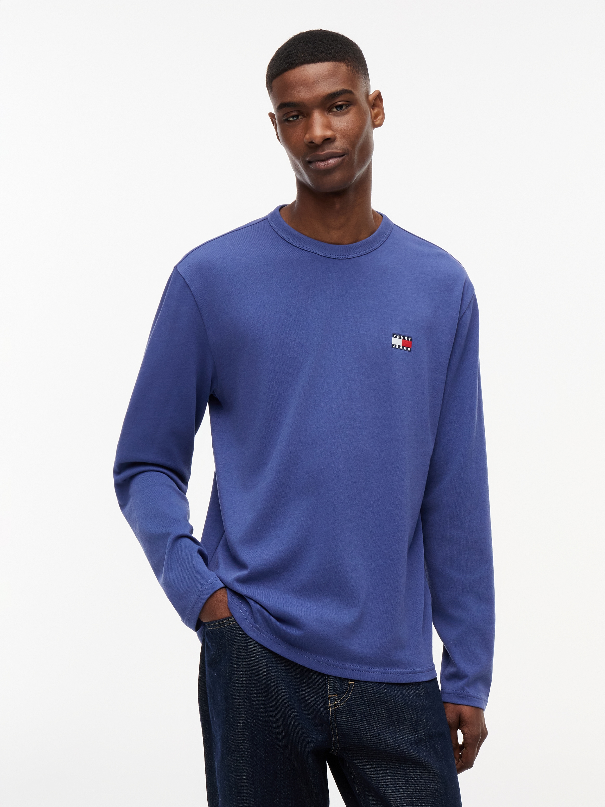 Tommy Jeans Langarmshirt "TJM REG BADGE TEE LS EXT"