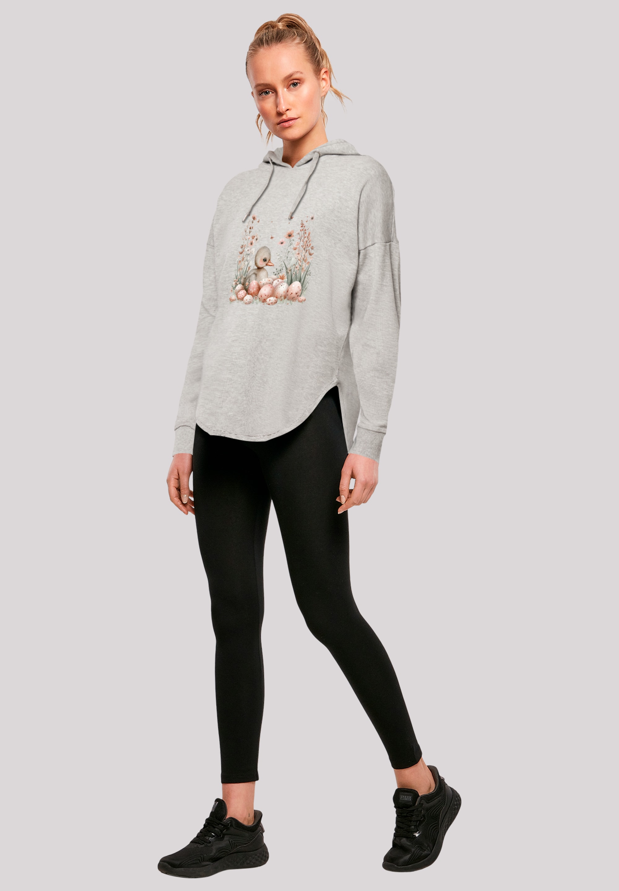 F4NT4STIC Kapuzenpullover »Ente Ostereier Blumen Küken«, Premium Qualität