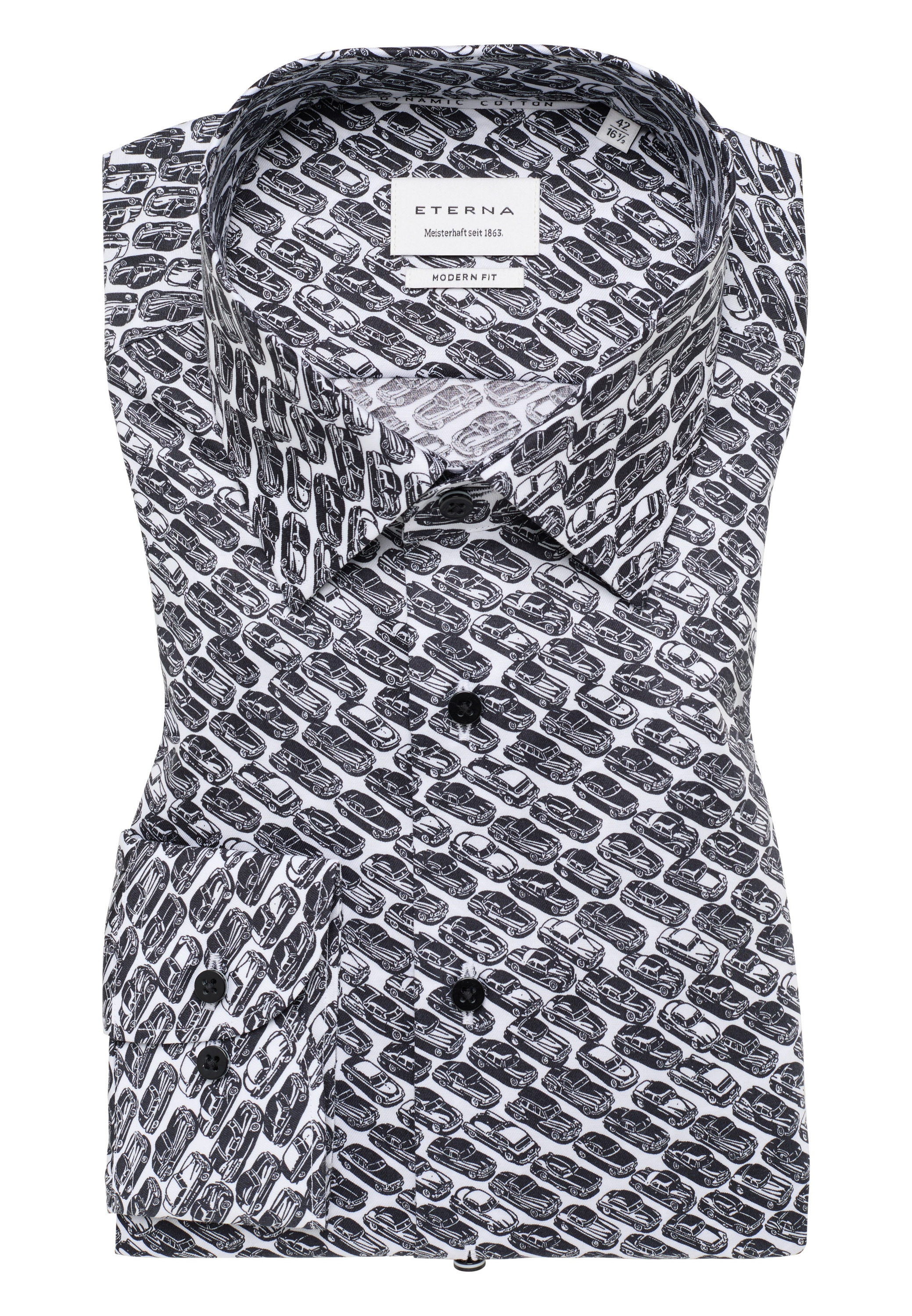 Eterna Langarmhemd »MODERN FIT«, NON IRON (bügelfrei)