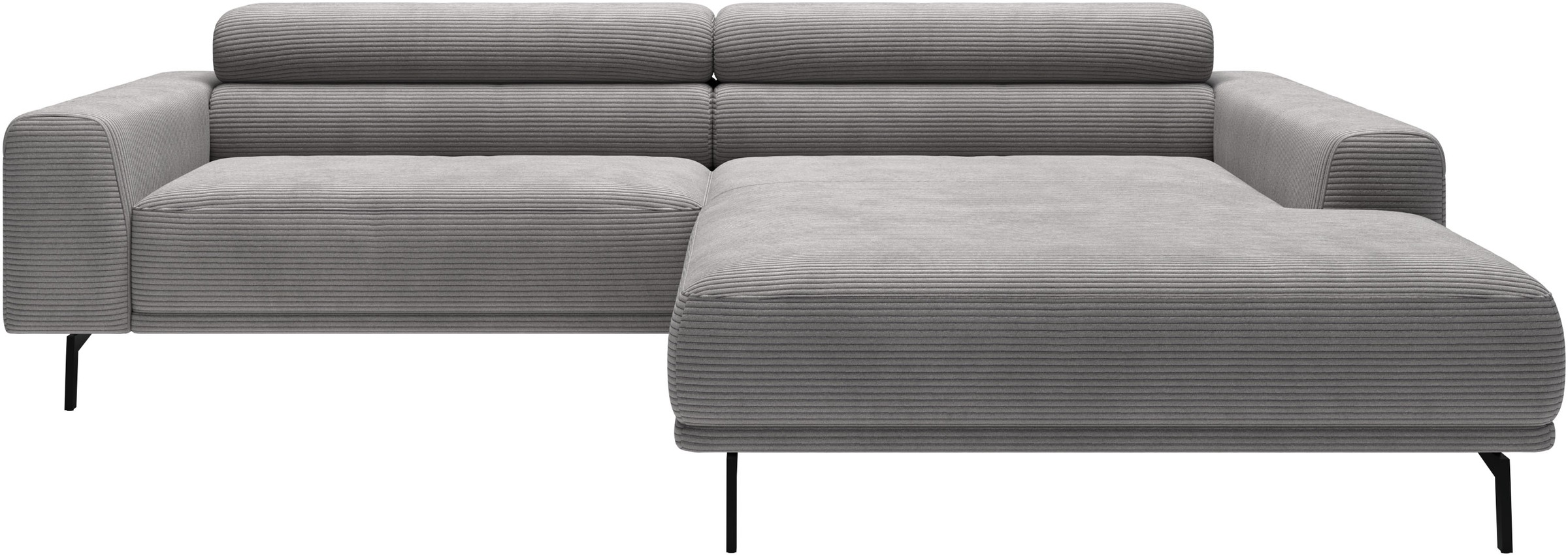 SCHÖNER WOHNEN-Kollektion "Tossa, Modernes Design trifft smarte Funktione, Breite 258 cm" Motorischer Sitzvorzug, Kopfteil-Funktion & Saugroboter-Höhe