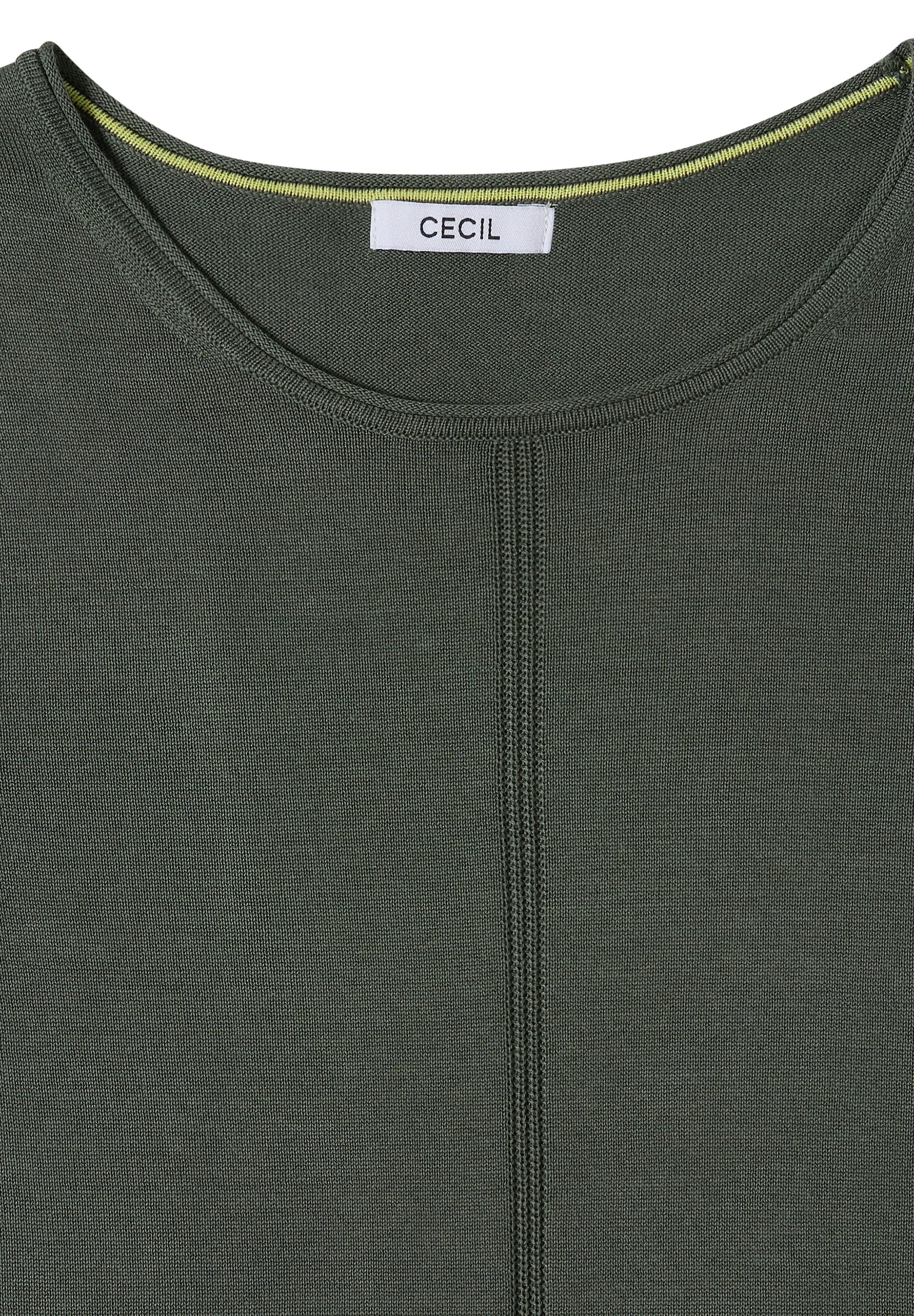 Cecil Rundhalspullover im soften Baumwoll-Mix