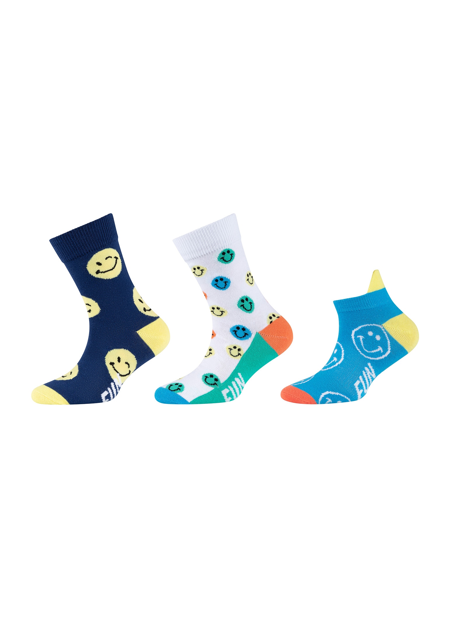 Fun Socks Socken "Socken und Sneakersocken 3er Pack"