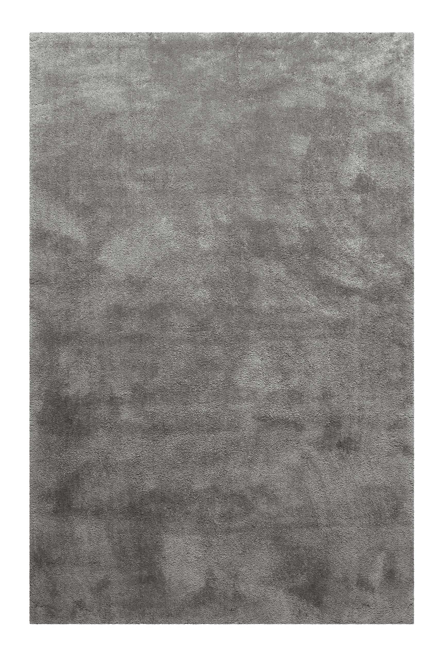 Teppich HOMIE LIVING "Pisa", grau (grau taupe), B:130cm H:25mm L:190cm, Polyester, Teppiche, Teppich, Hochflor, Microfaser, uni, weich, Shaggy, Wohnzimmer, Schlafzimmer