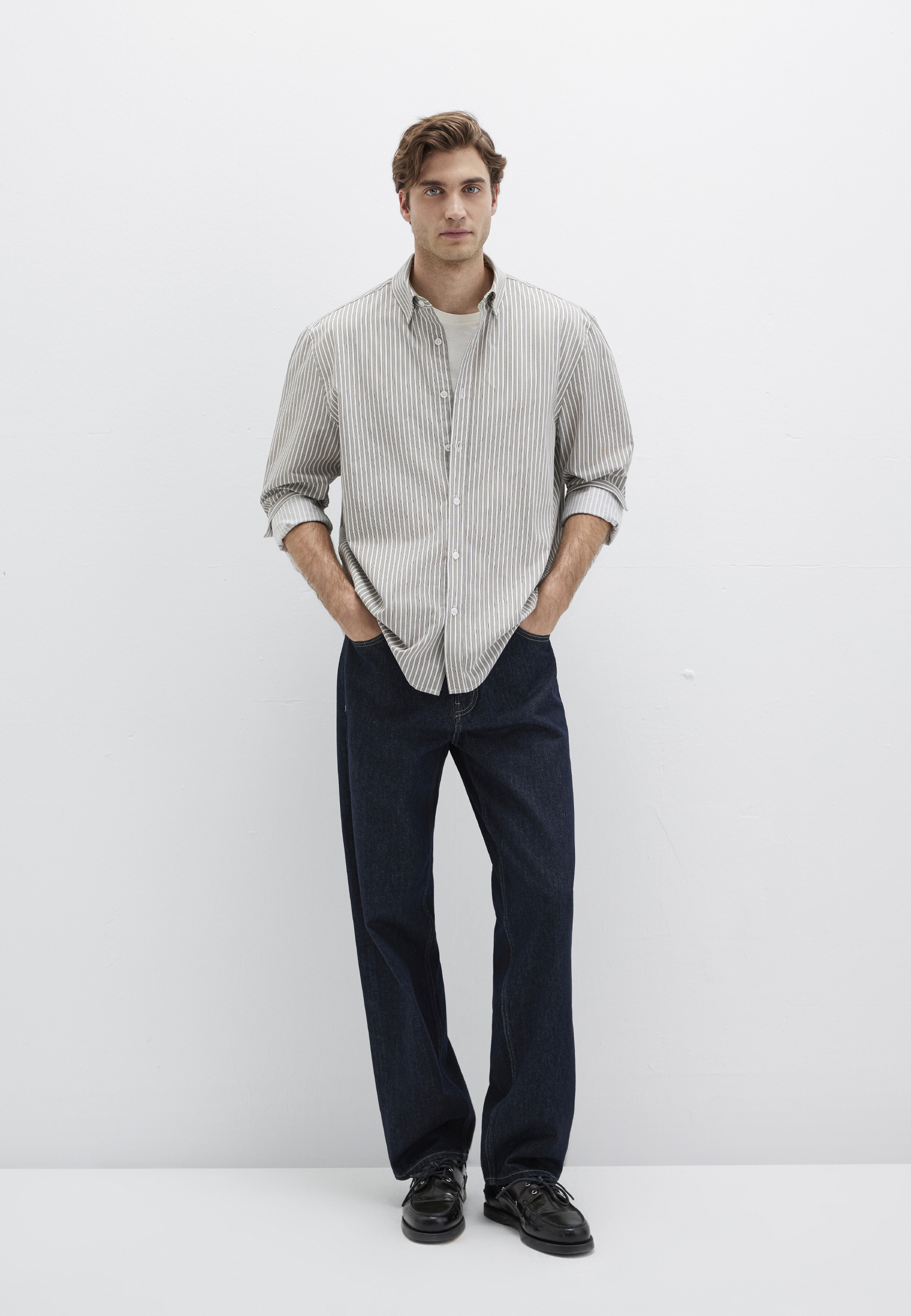 Mavi Langarmhemd "STRIPE SHIRT" Premium Streifenhemd günstig online kaufen