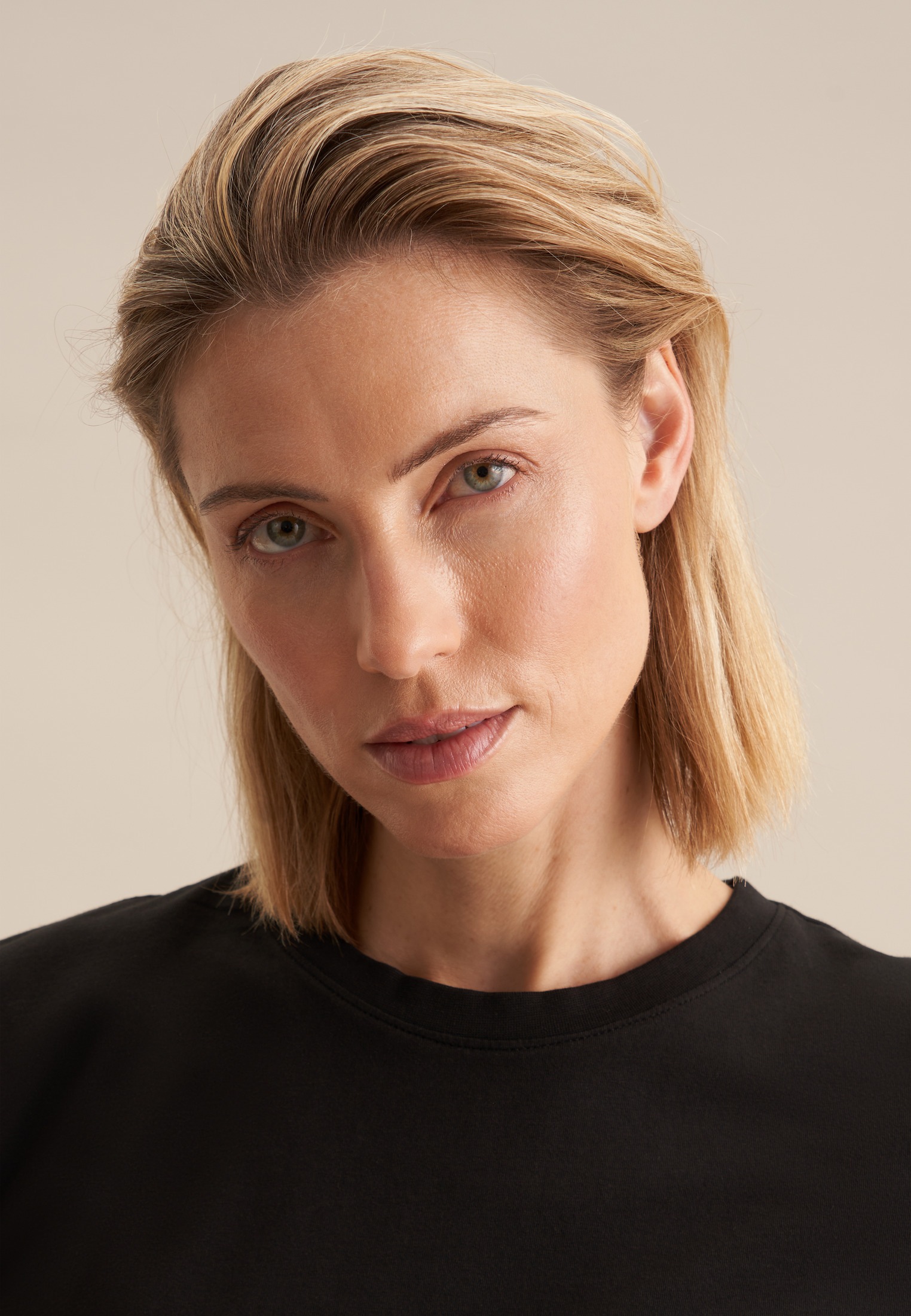 Thumbnail - seidensticker T-Shirt "Schwarze Rose" 1/2 Rundhals Uni