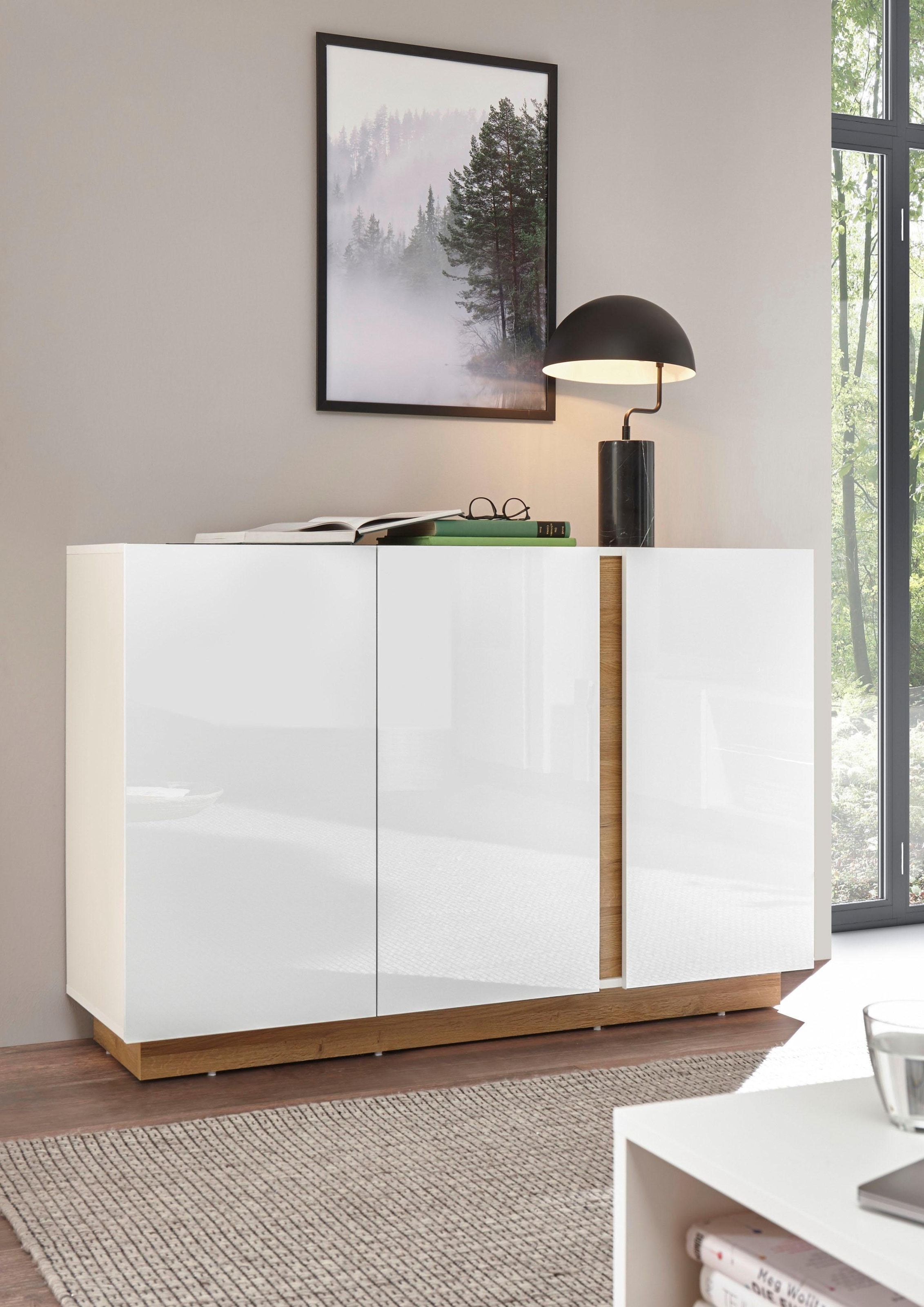 Home affaire Sideboard "CLAiR Sideboard 52" Breite 138 cm günstig online kaufen