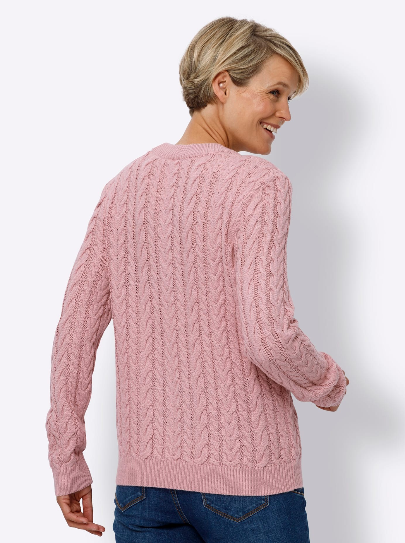 Classic Basics Rundhalspullover "Langarm-Pullover" günstig online kaufen