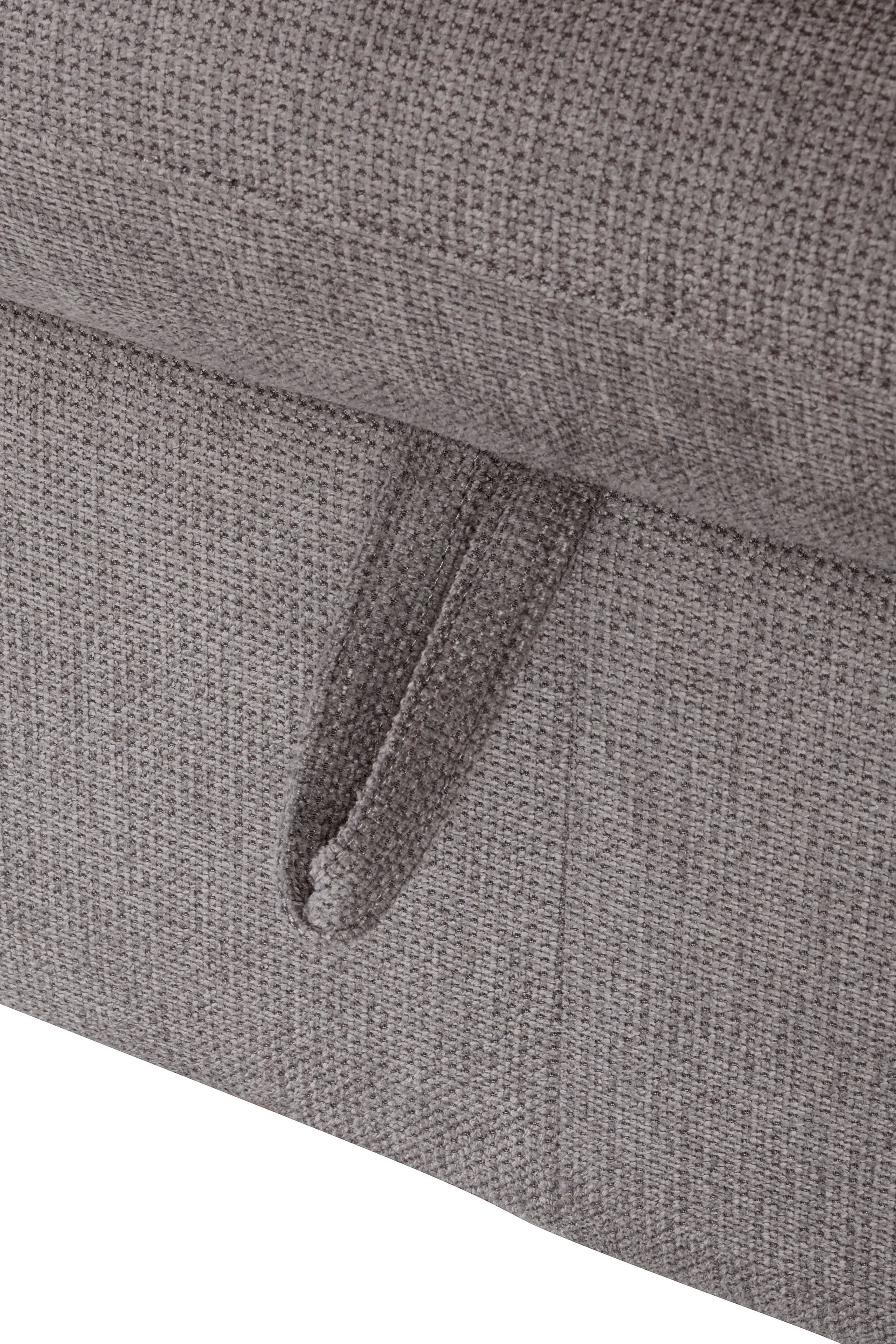 COTTA Ecksofa »Lola L-Form«, (Set, mit Hocker), mit Hocker & Kopfteilfunktion, wahlw. Bett- und Armteilfunktion
