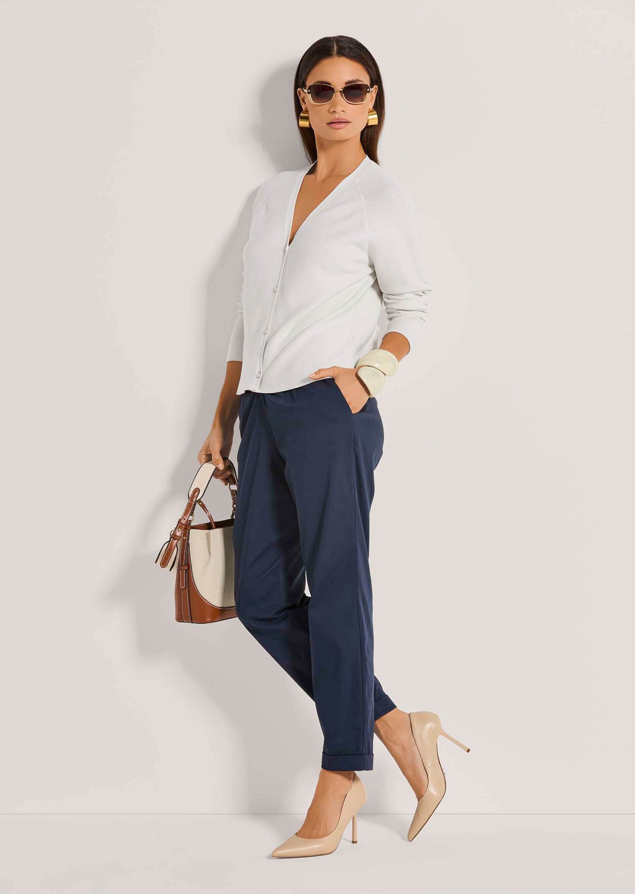 MADELEINE Strickjacke »Strickjacke Strickjacke mit V-Ausschnitt«