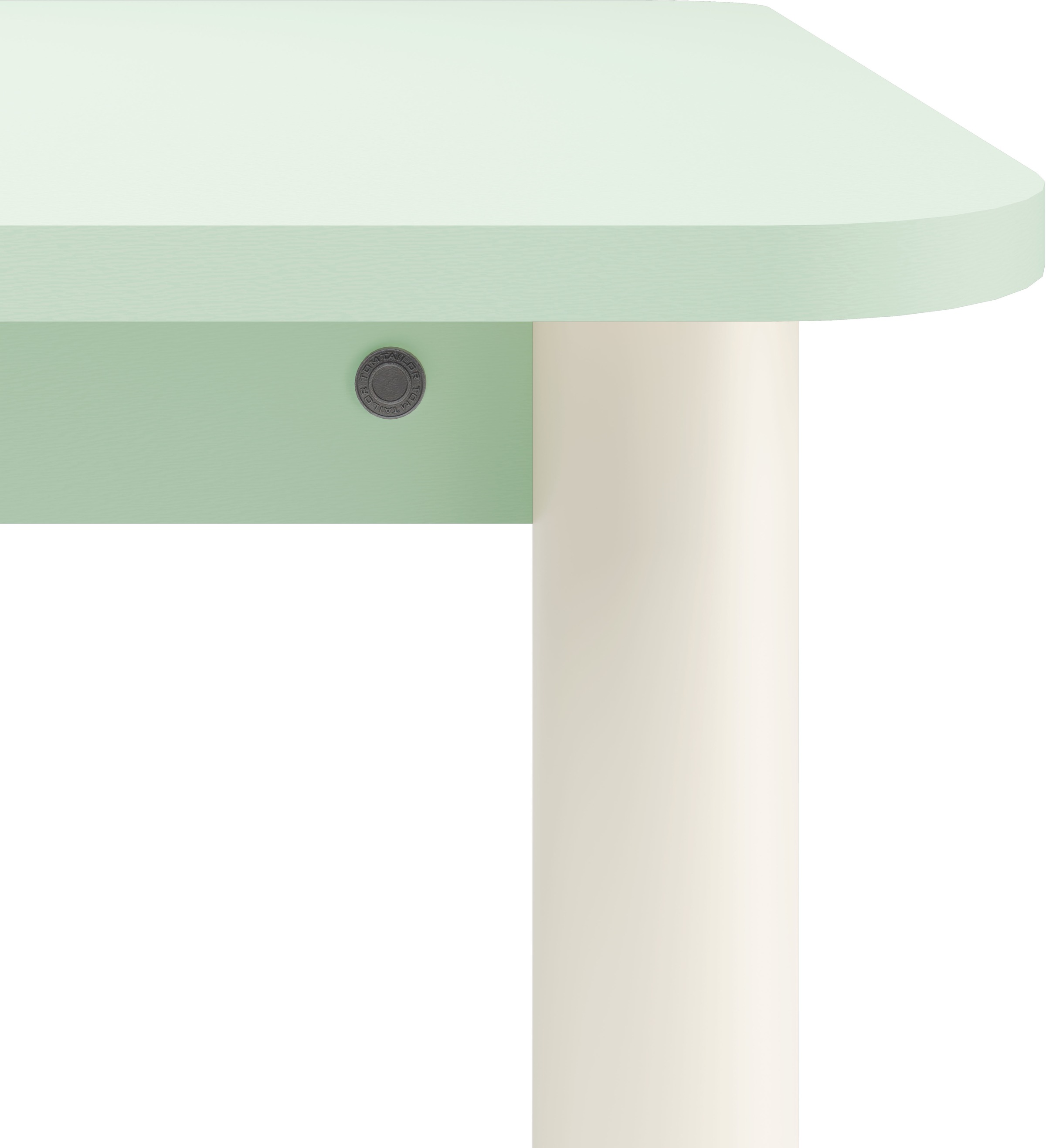 TOM TAILOR HOME Esstisch »COLOR TABLE«, (1 St.), Esstisch, 4-Fuß, 3 Größen, 3 Dekorfarben, 4 Fußfarben, ABS-Kante