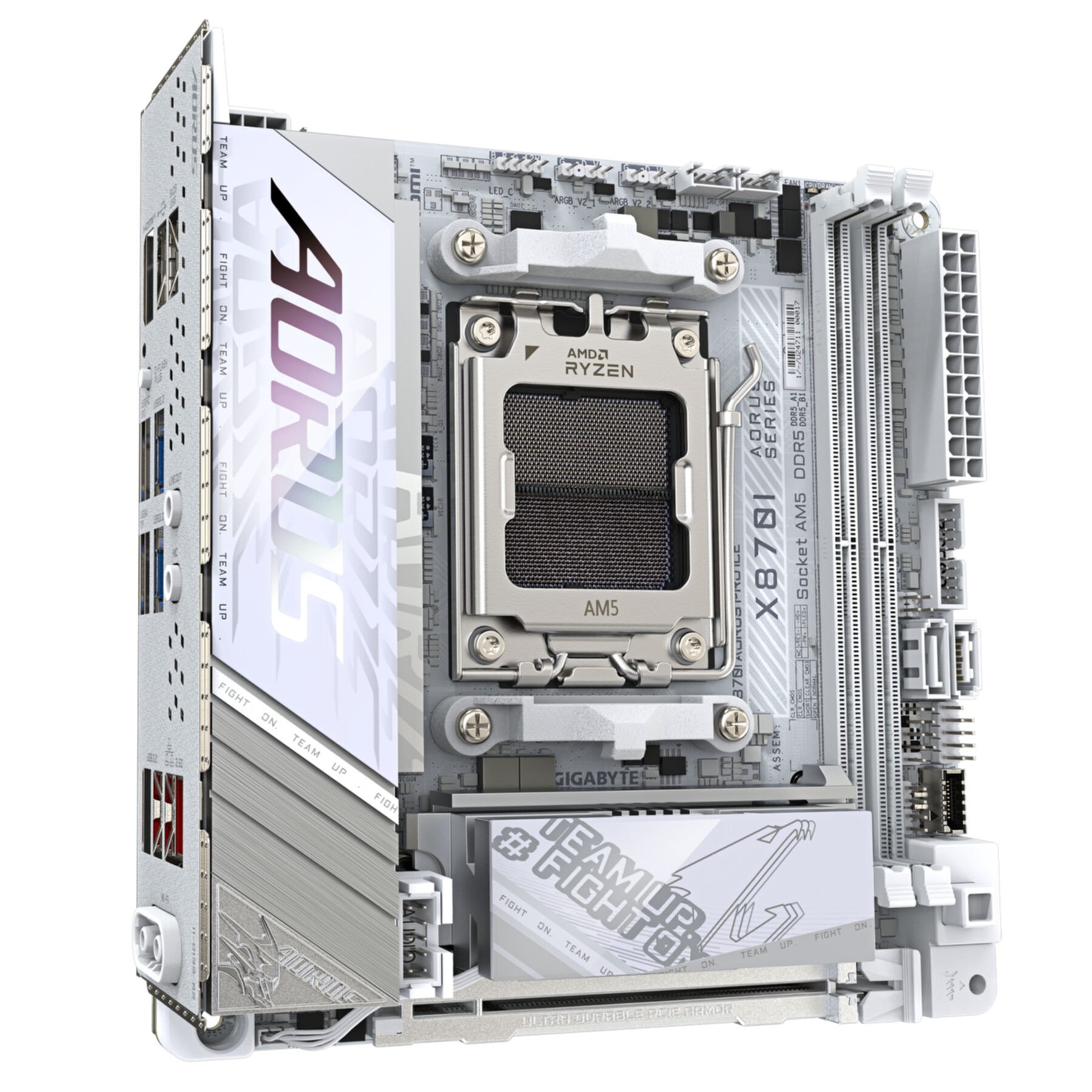 Gigabyte Mainboard »X870I AORUS PRO ICE Mainboard - Unterstützt AMD Ryzen 9000er-Serie CPU«