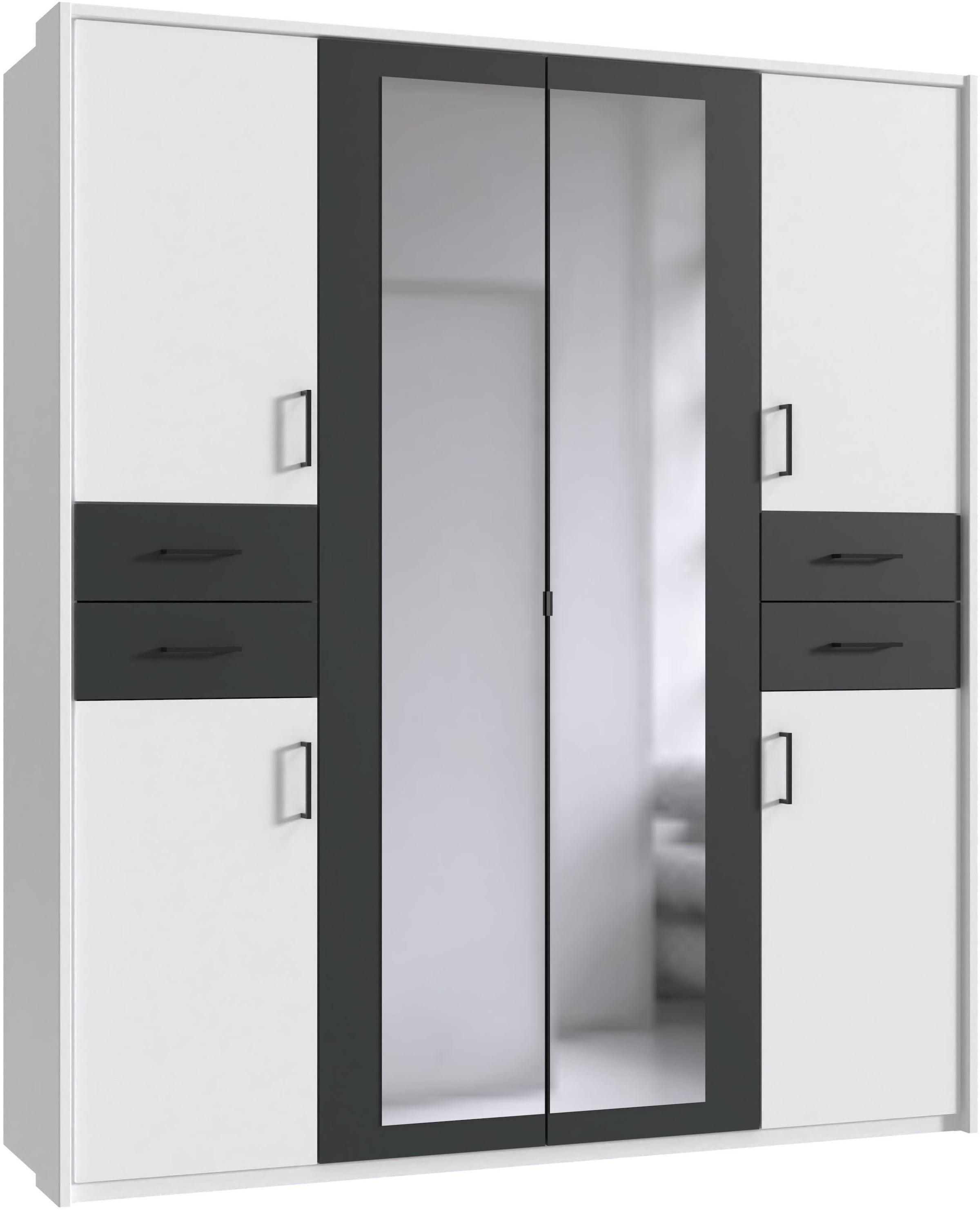 Wimex Drehtürenschrank "Vegas" inklusive Passepartout-Rahmen, mit Spiegeltü günstig online kaufen