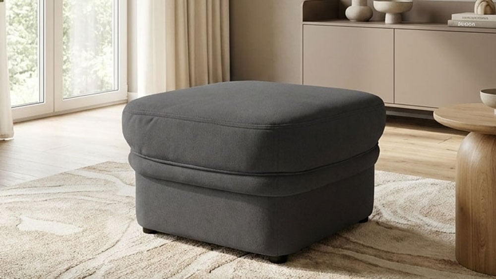 OTTO home Hocker "Nyborrg 60 cm, formschönes Design für ein modernes Zuhause" Polsterhocker passend zum Sofa, Breite 60 cm, individuell kombinieren