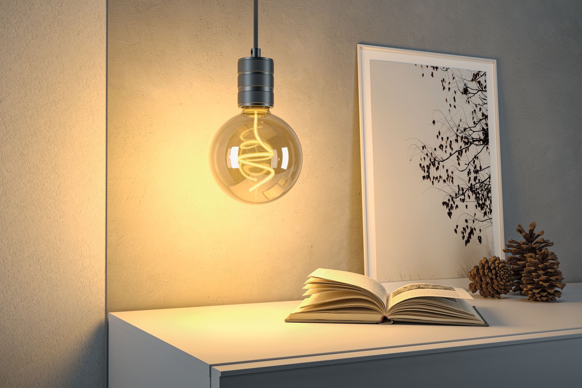 Paulmann LED-Leuchtmittel »Floating Shine G125 V1 250lm 4W 1800K Gold 230V« E27 1 Stk.