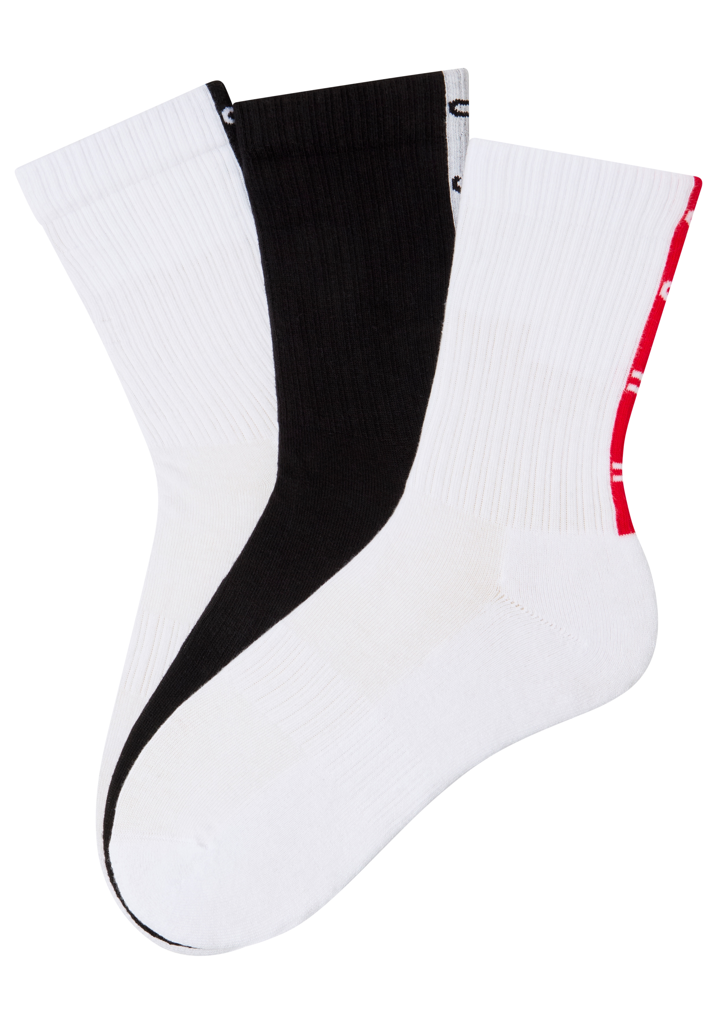 HUGO Underwear Freizeitsocken "3P QS BACK TAPE CC"