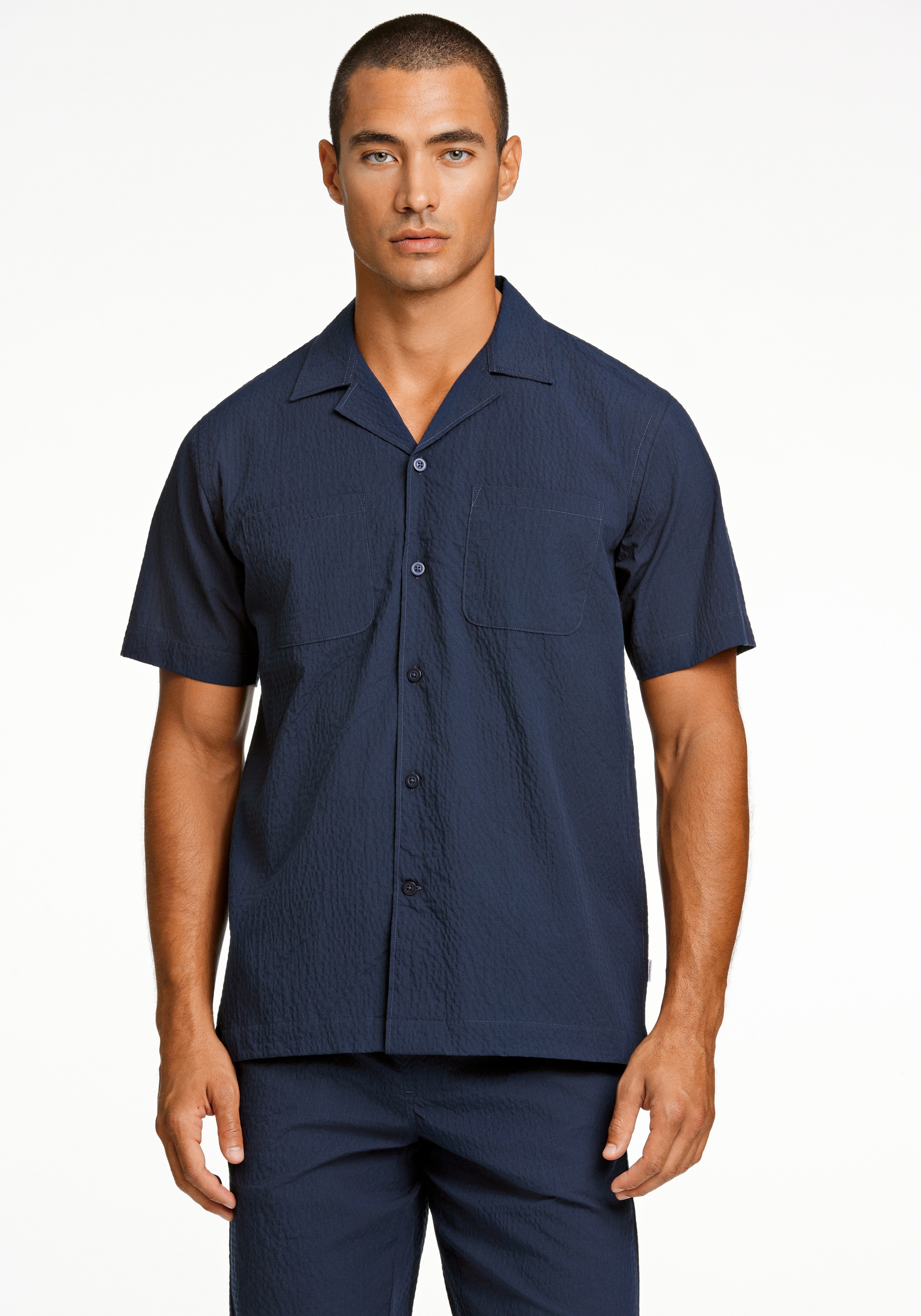 LINDBERGH Kurzarmshirt "Lindbergh Freizeithemd" günstig online kaufen