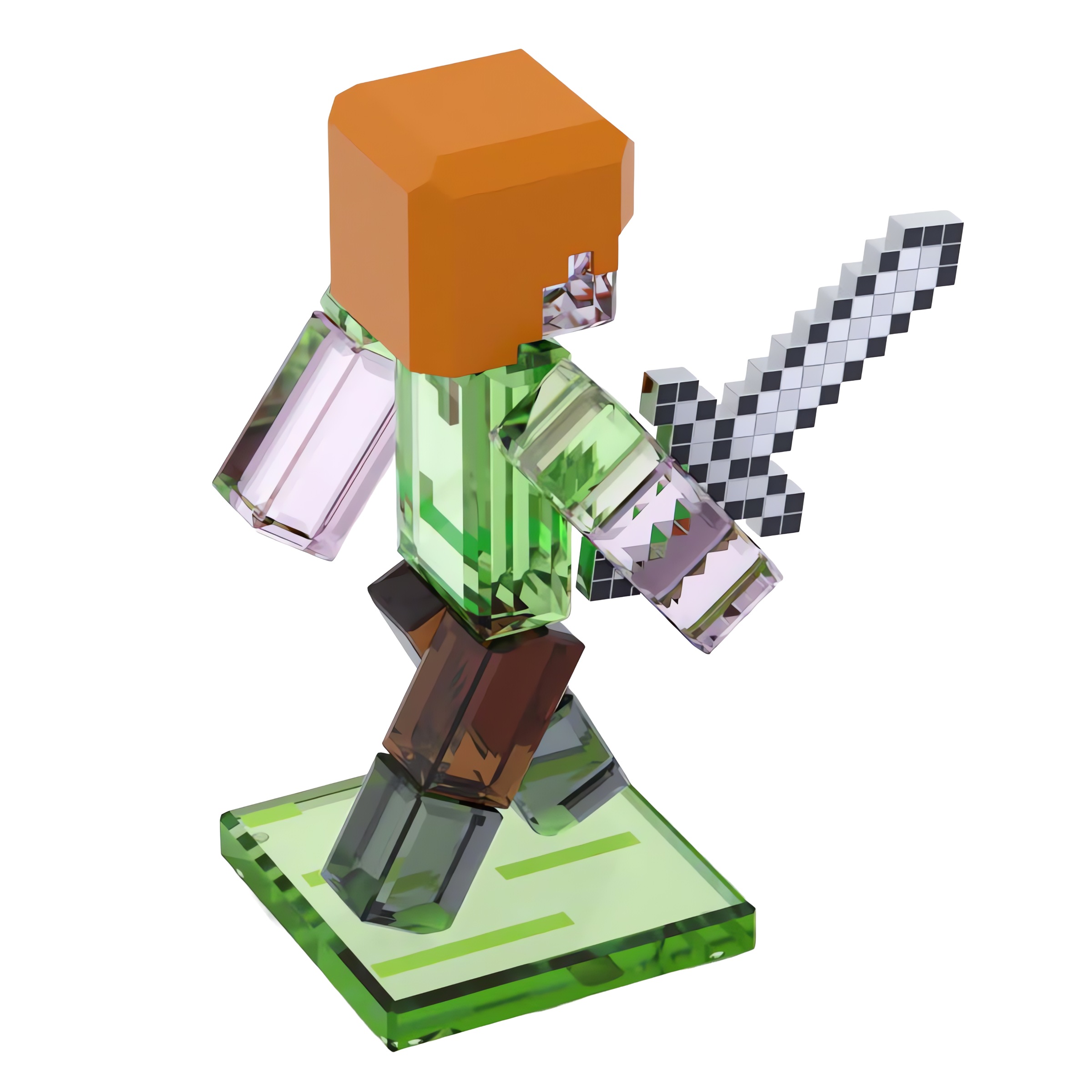 Swarovski Dekofigur »Kristallfigur Sammelfigur Minecraft Alex,«