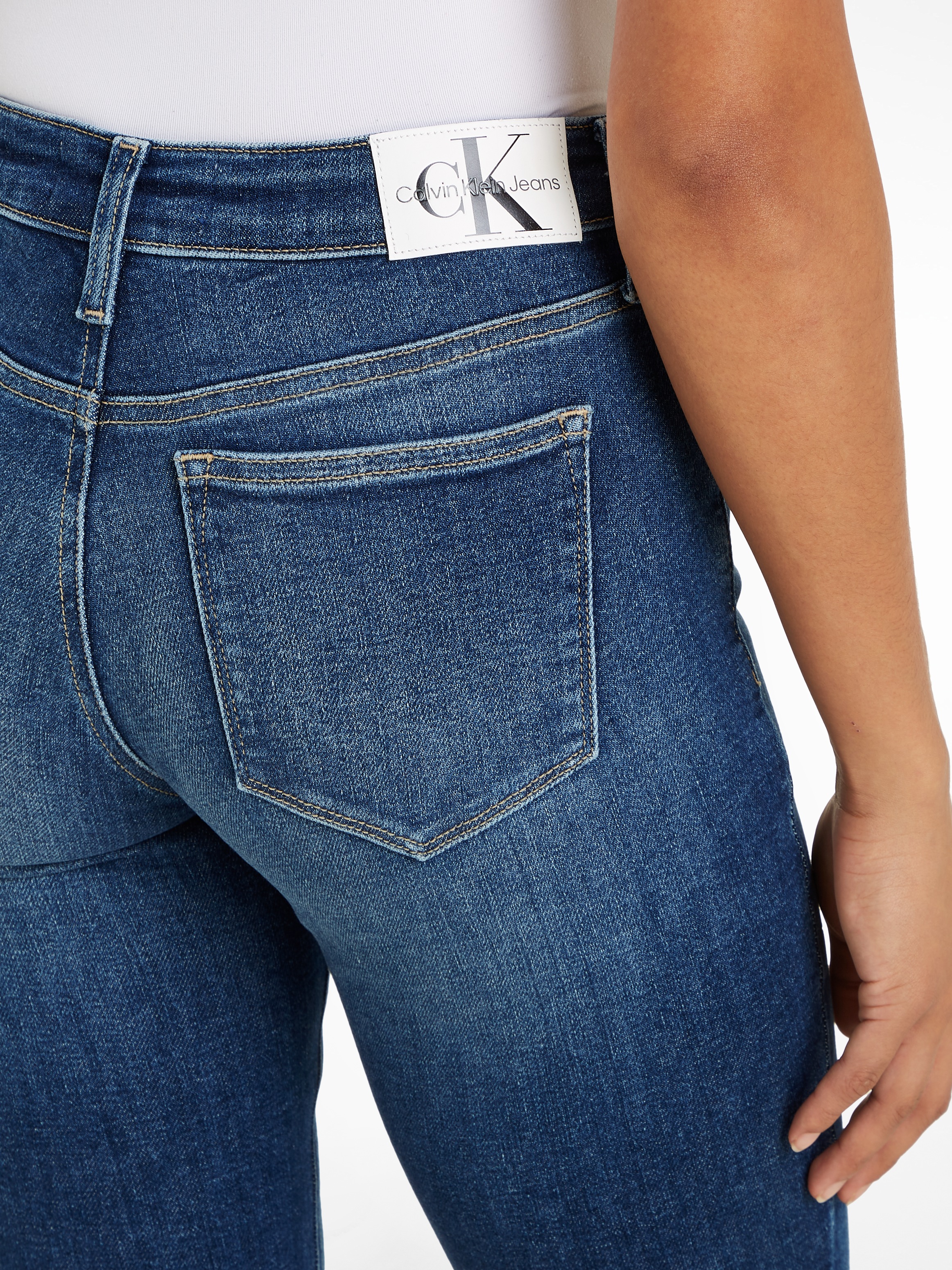 Calvin Klein Jeans Skinny-fit-Jeans »MID RISE SKINNY« in klassischer 5-Pocket-Form