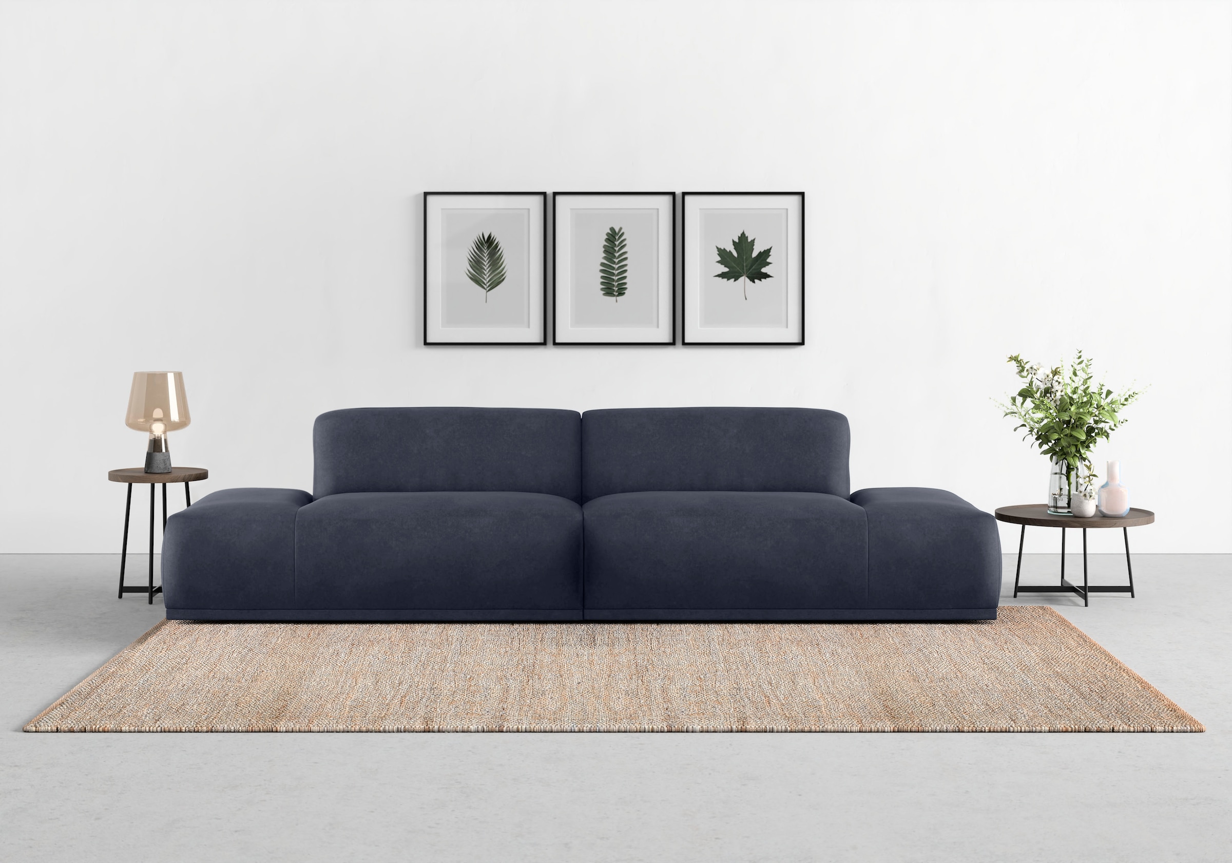 TRENDMANUFAKTUR Big-Sofa "Braga, toller Sitzkomfort, Designsofa", in moderner Optik, mit hochwertigem Kaltschaum