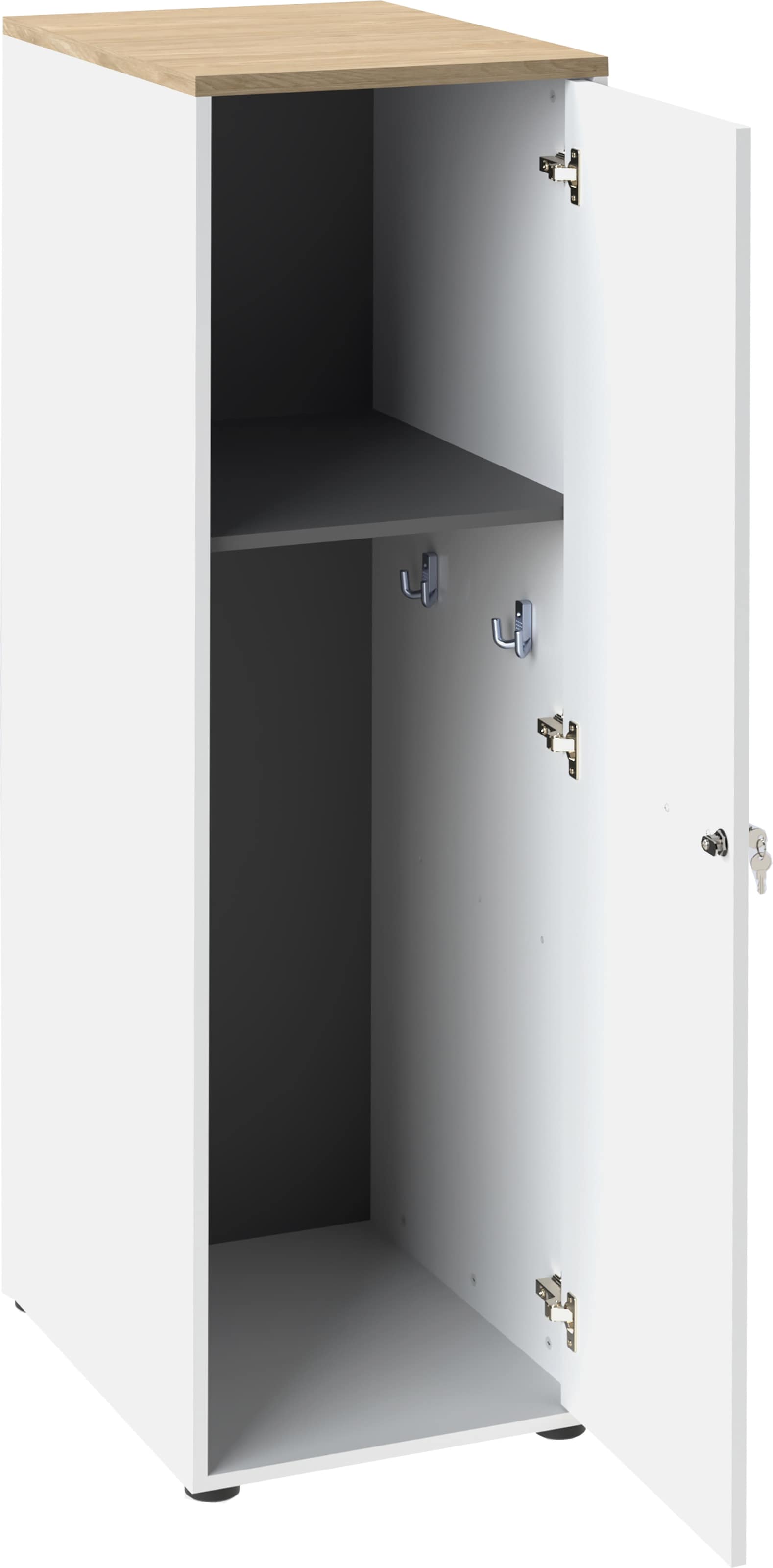 Schildmeyer Hochschrank »Solea, mit einer abschließbaren Tür, Breite 45 cm, Made in Germany« 1 Stk. tlg. Abschließbare Türen inkl. Anschlagdämpfer, Made in Germany