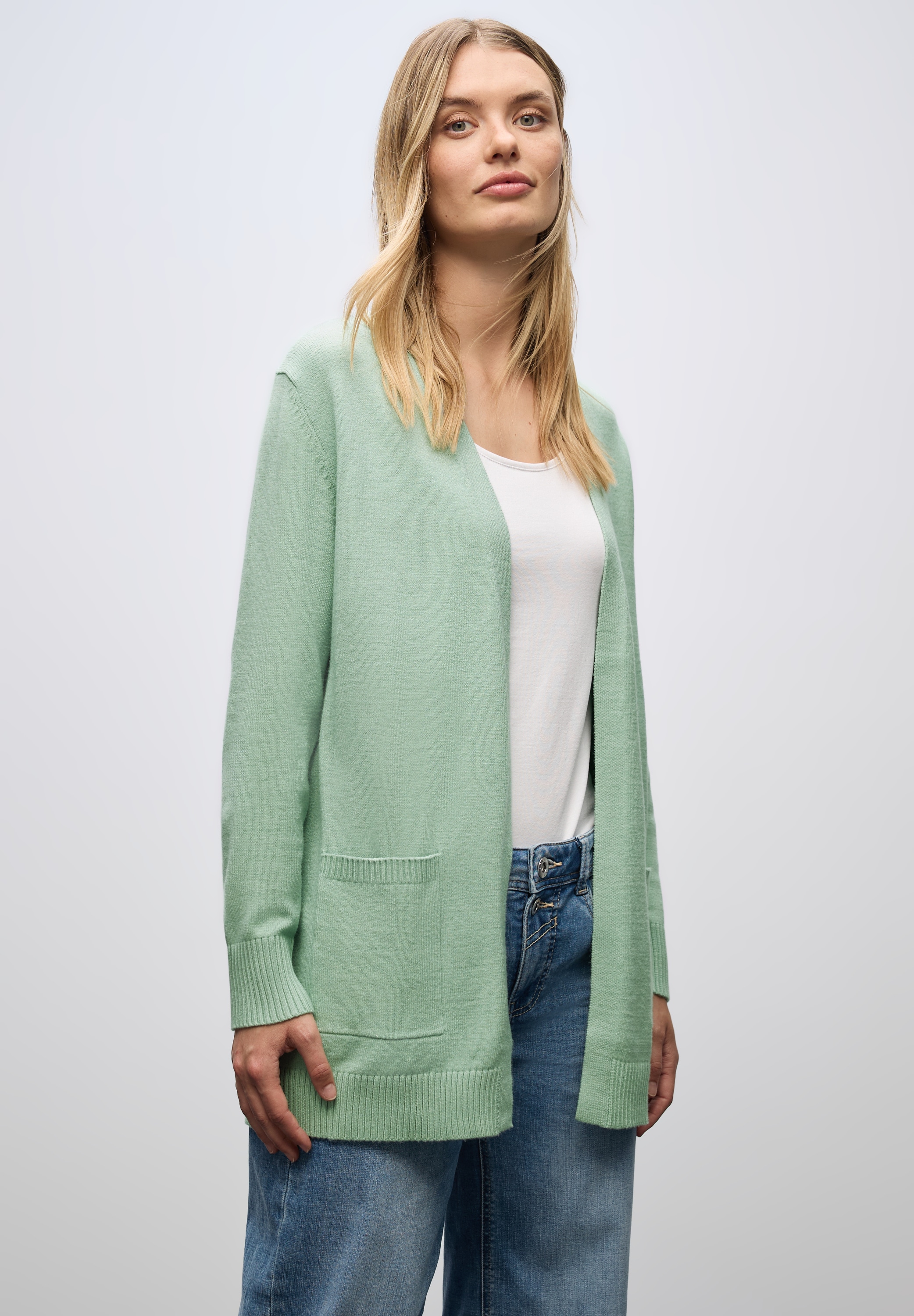 STREET ONE Cardigan, ohne Verschluss, offen günstig online kaufen