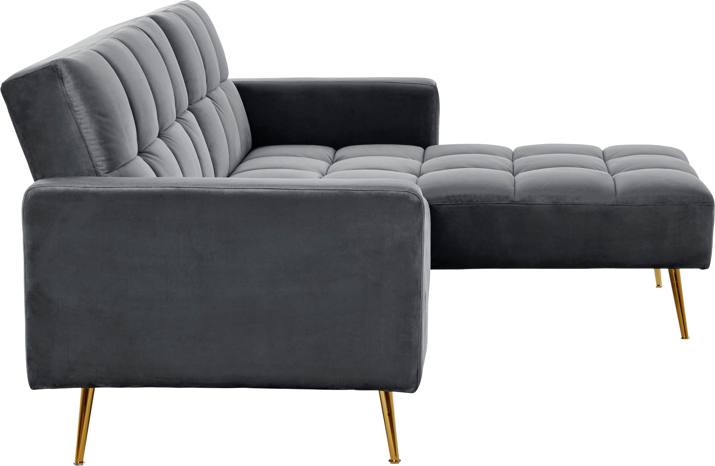 Jahnke Ecksofa »CHILLAX POSH CORNER« mit Schlaffunktion, wechselseitig montierbar, 244 x 150 cm