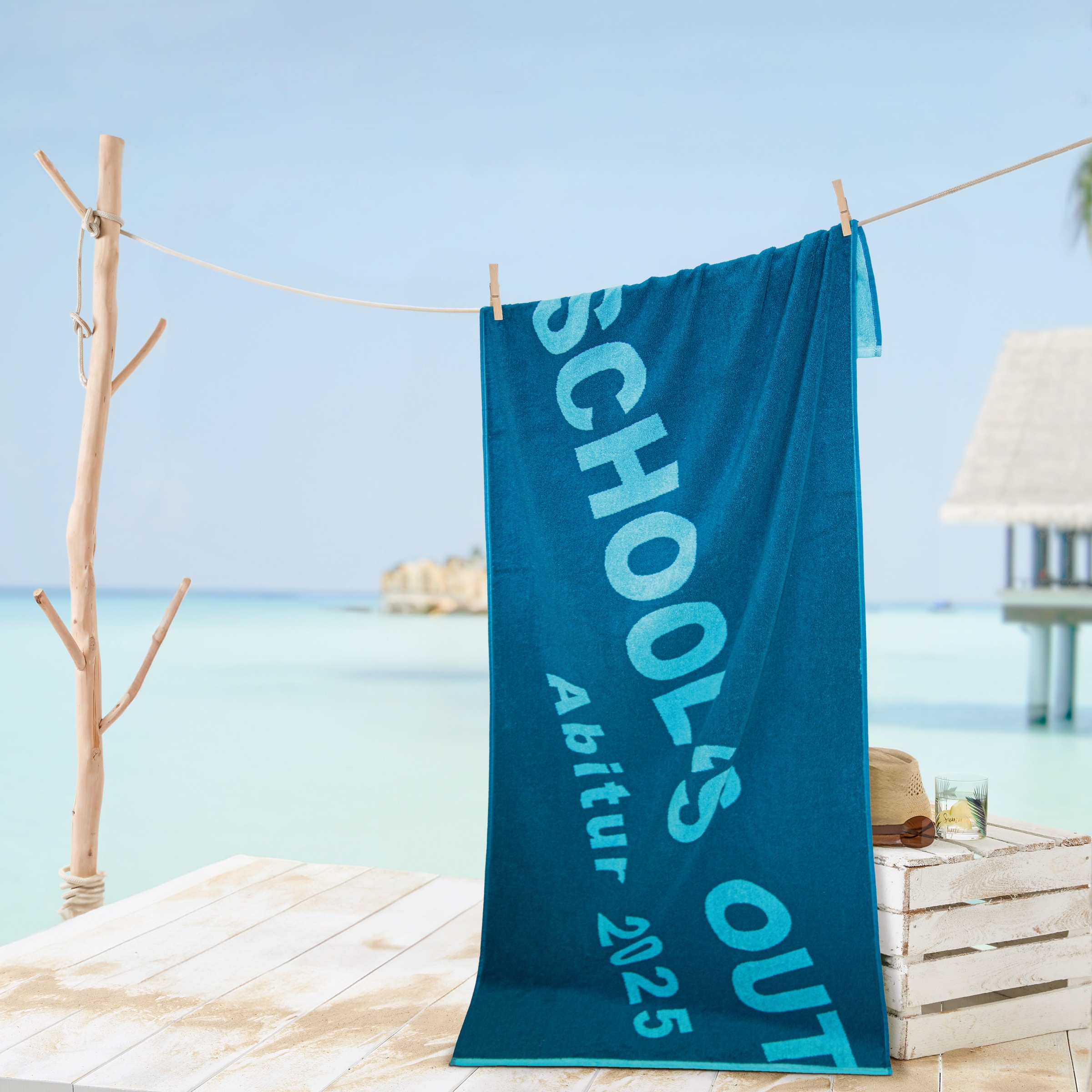 Dyckhoff Strandtuch "ABI 2025" Abitur Strandtuch günstig online kaufen