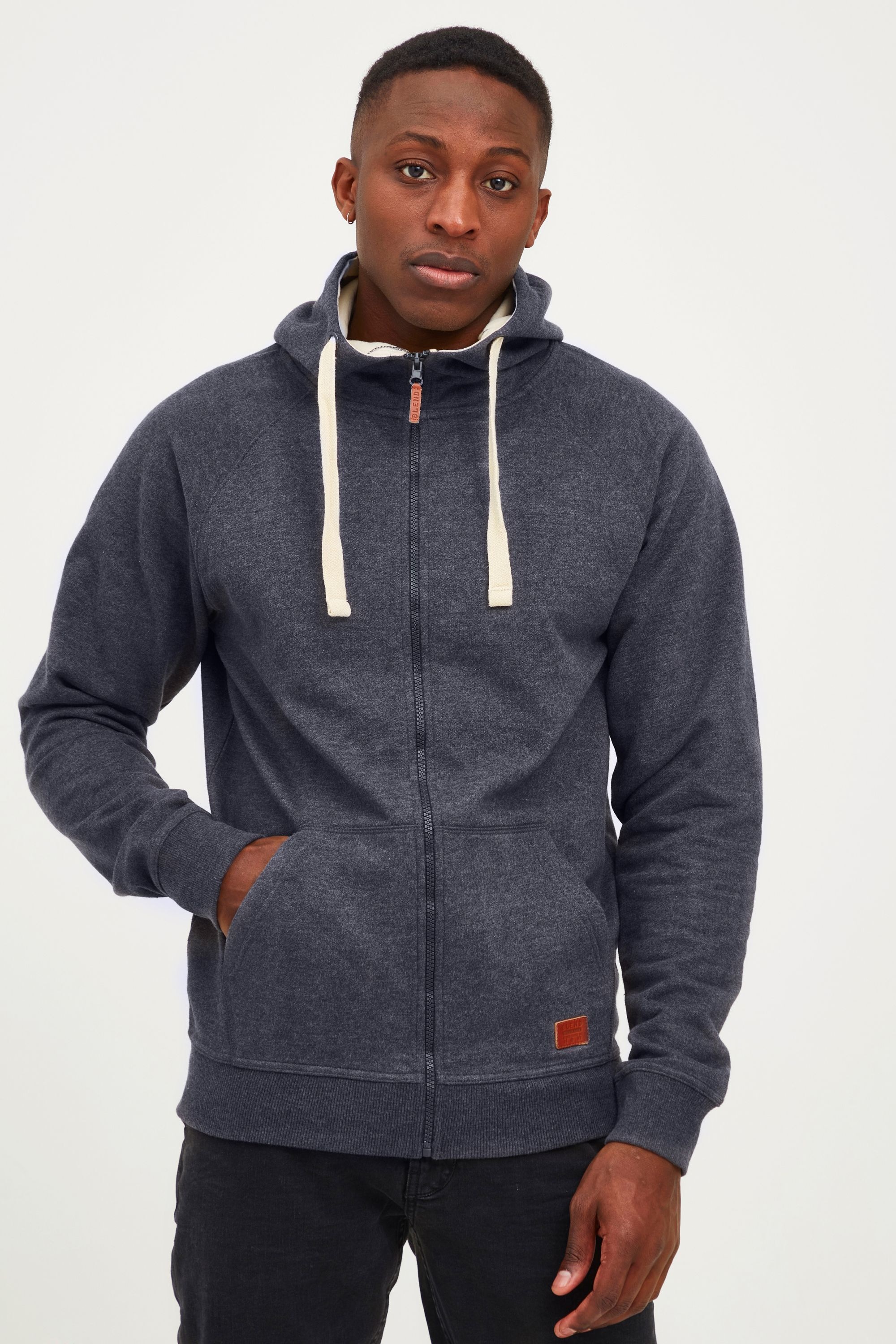 Blend Kapuzenpullover "BHSpeedy", Stilvolle Kapuzensweatjacke mit hochabsch günstig online kaufen