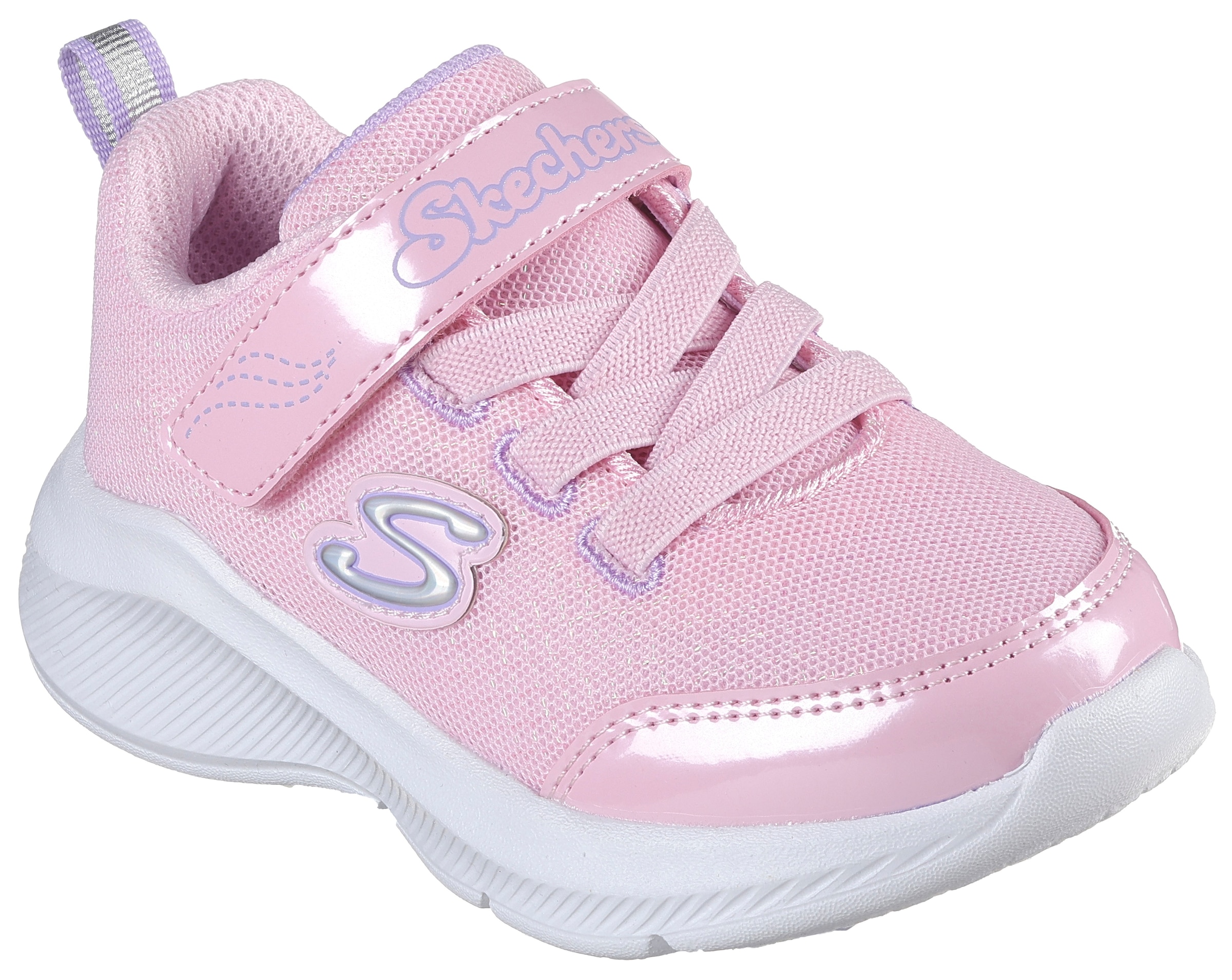 Skechers Kids Lauflernschuh »SOLE SWIFTERS«, Sneaker, Klettschuh, Mädchen Schuh mit schönen Glitzerdetails