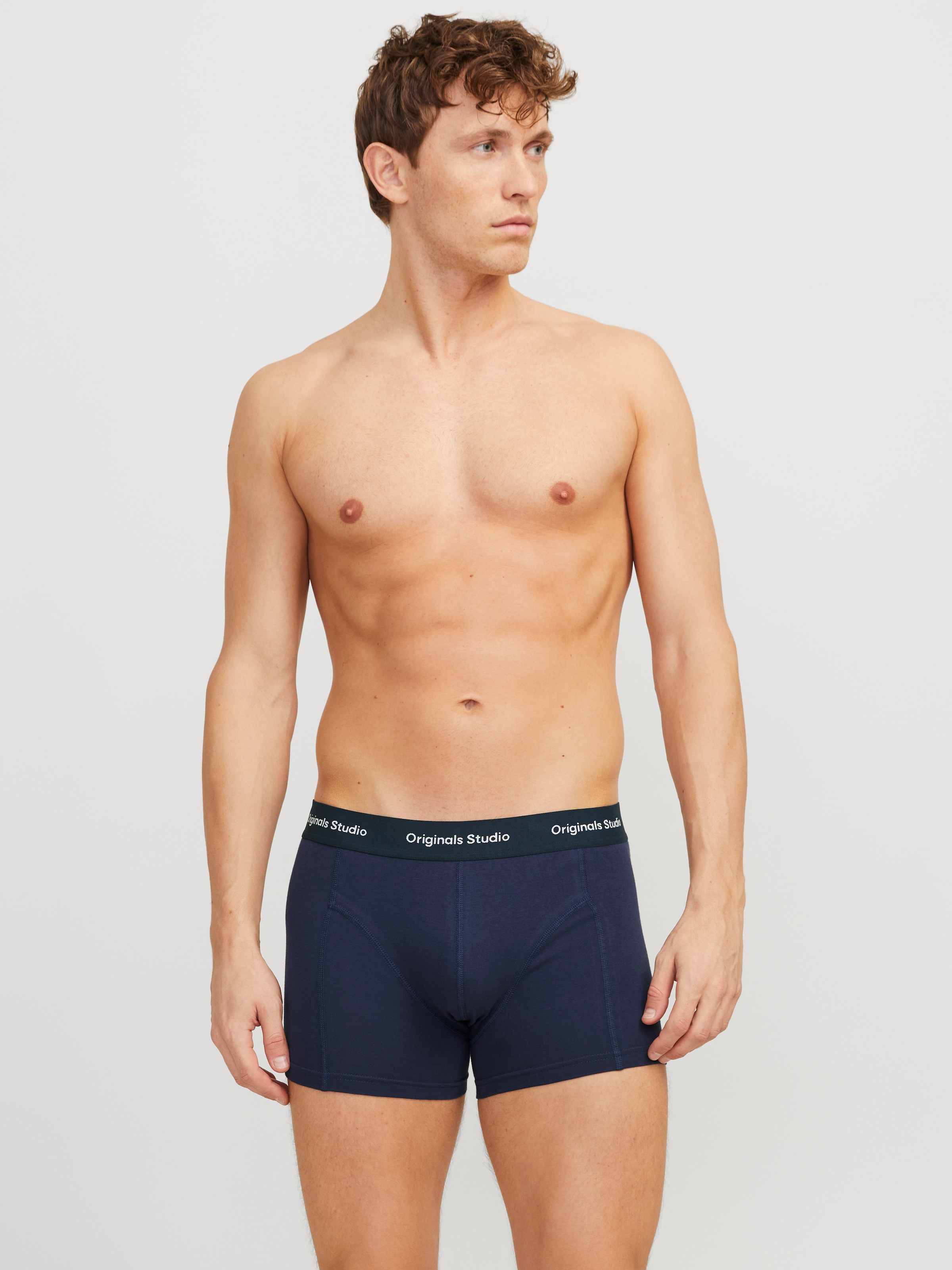 Jack & Jones Trunk »JACVESTERBRO SOLID TRUNKS 3 PACK NOOS«, (Packung, 3 St.)