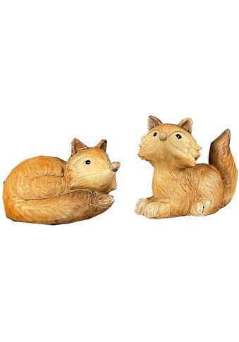 HOSSNER - HOMECOLLECTION Weihnachtsfigur »Dekofigur Fuchs aukšt...