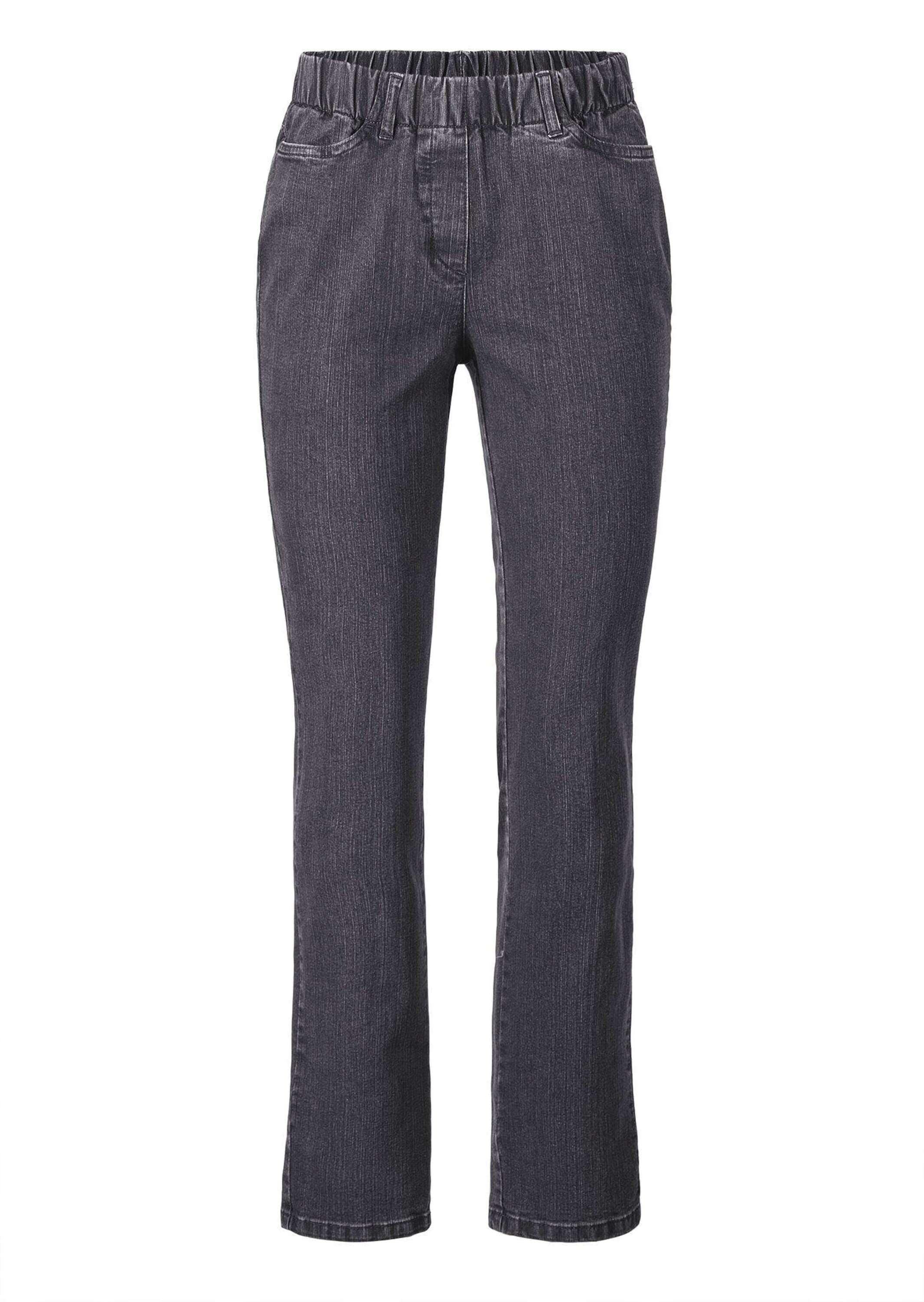 GOLDNER Regular-fit-Jeans "Klassische Jeansschlupfhose LOUISA" Dehnbar in jede Richtung
